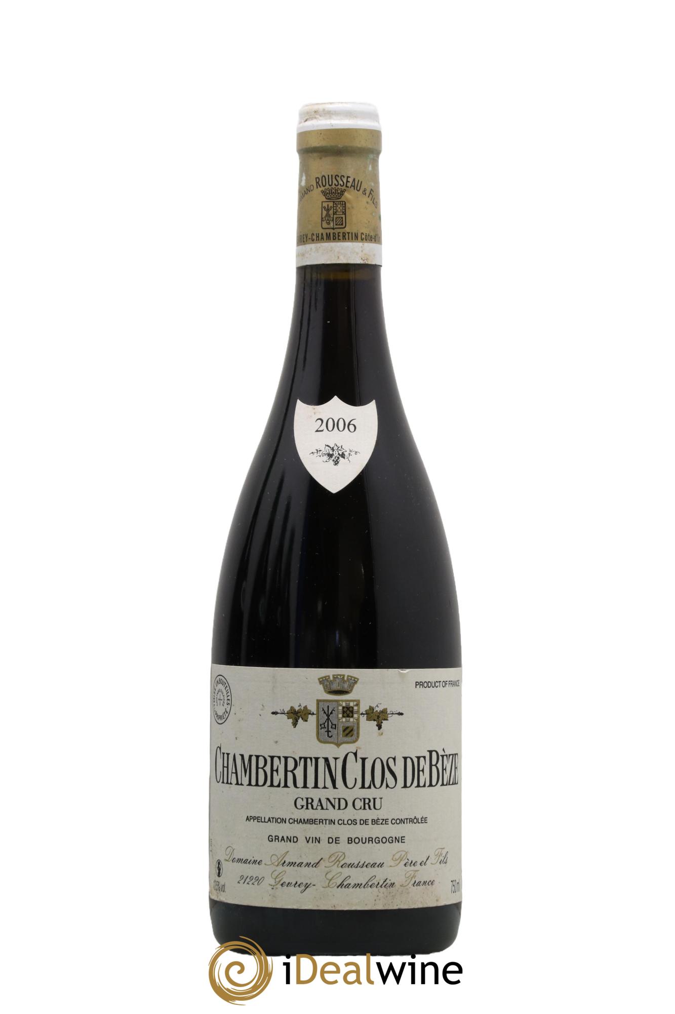 Chambertin Clos de Bèze Grand Cru Armand Rousseau (Domaine) 2006 - Lotto di 1 bottiglia - 0