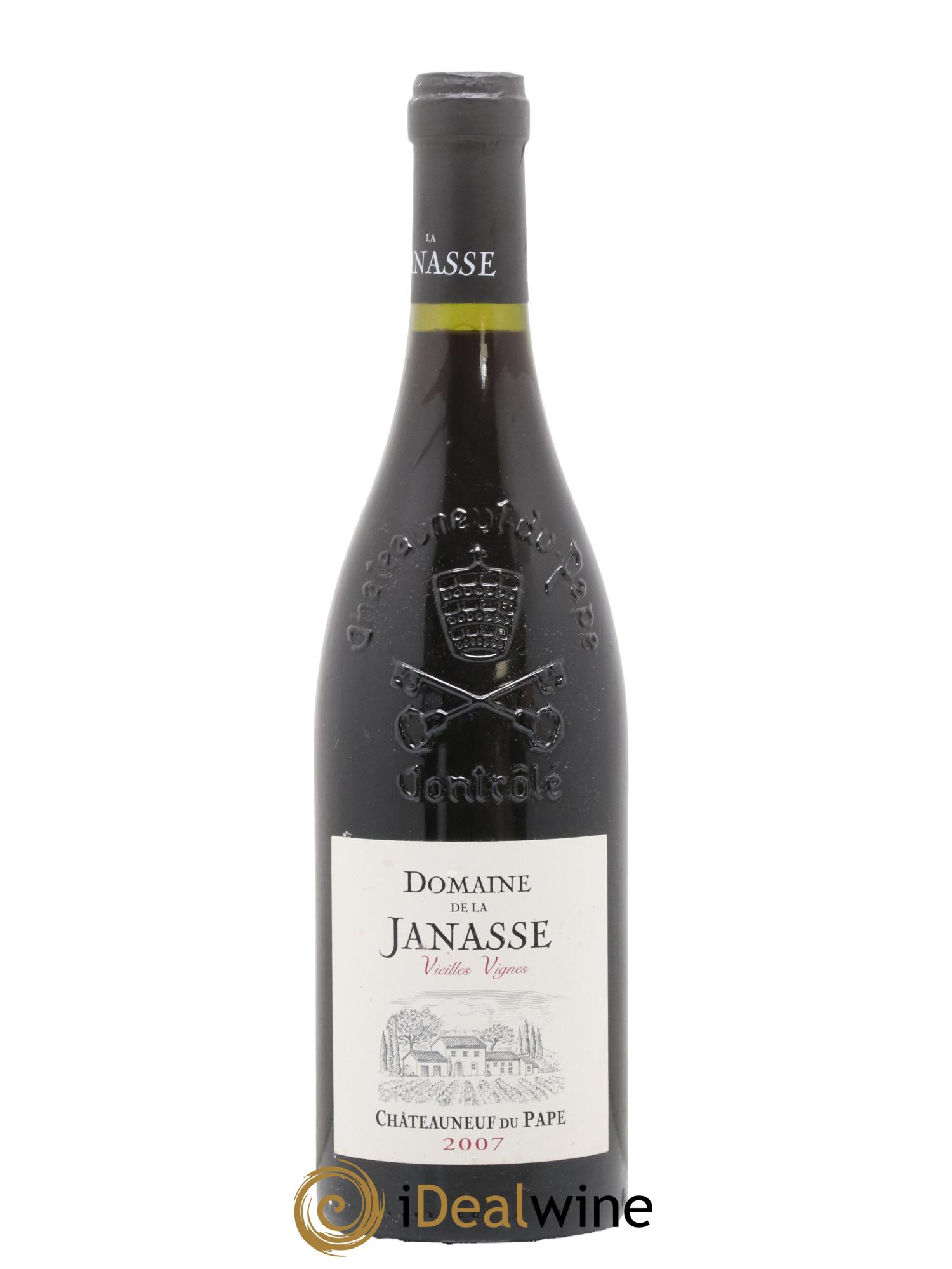 Châteauneuf-du-Pape Cuvée Vieilles Vignes La Janasse (Domaine de) 2007 - Lot of 1 bottle - 0