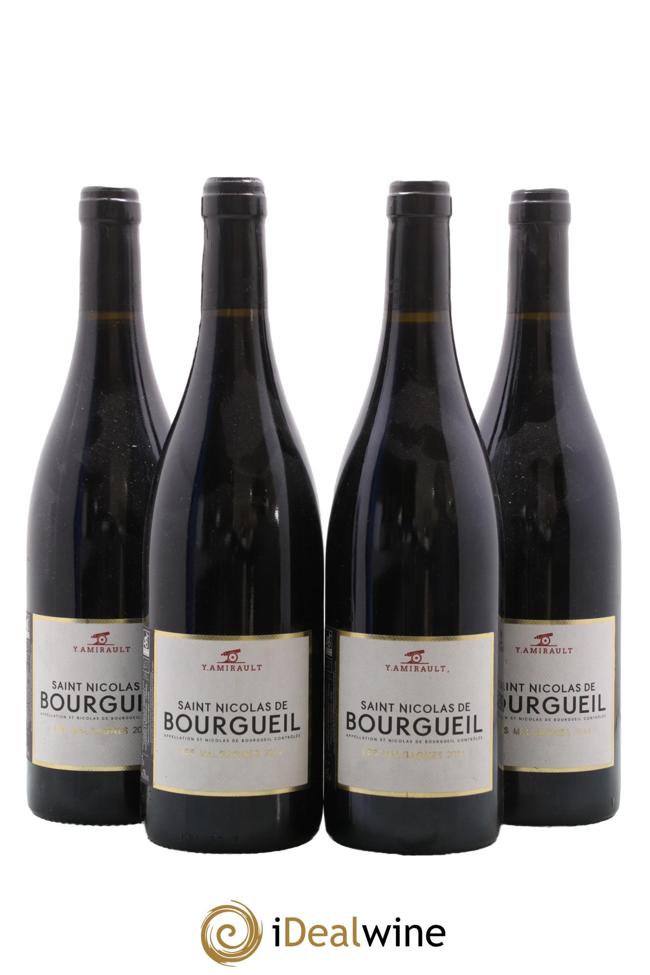 Saint-Nicolas de Bourgueil Les Malgagnes Yannick Amirault (Domaine) 2014 - Lot de 4 bouteilles - 0