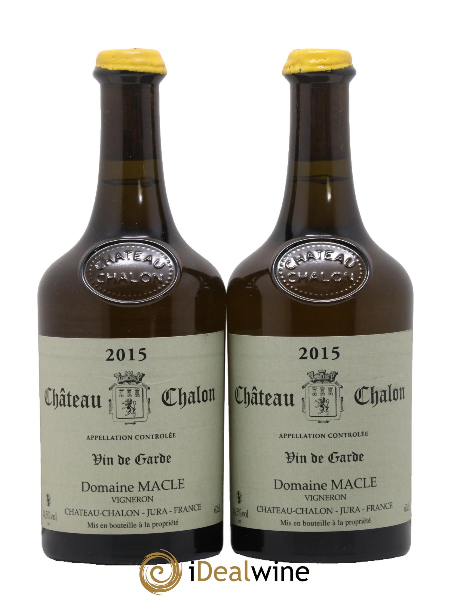 Château-Chalon Jean Macle 2015 - Lotto di 2 clavelin - 0