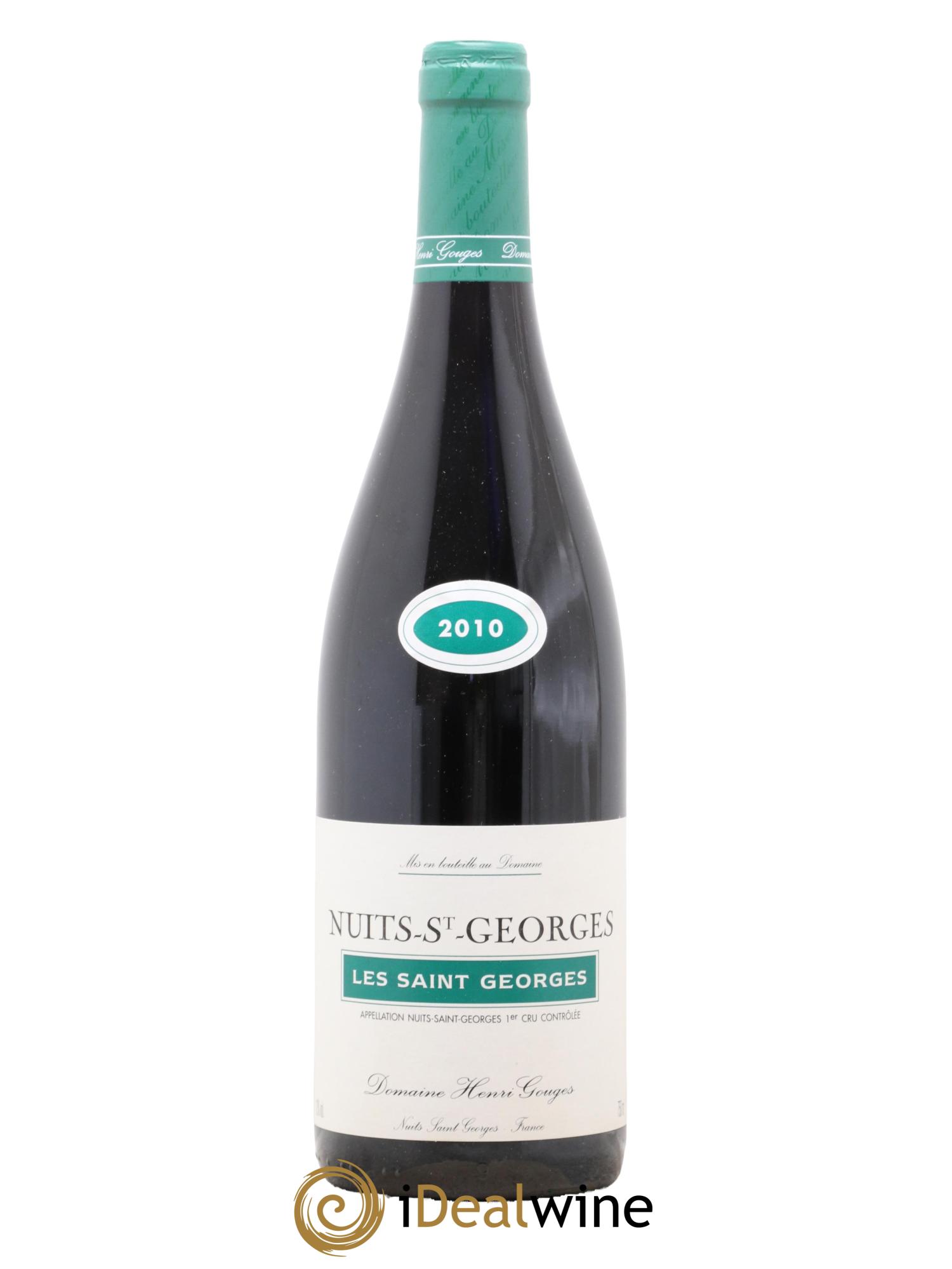 Nuits Saint-Georges 1er Cru Les Saints Georges Henri Gouges 2010 - Lot of 1 bottle - 0