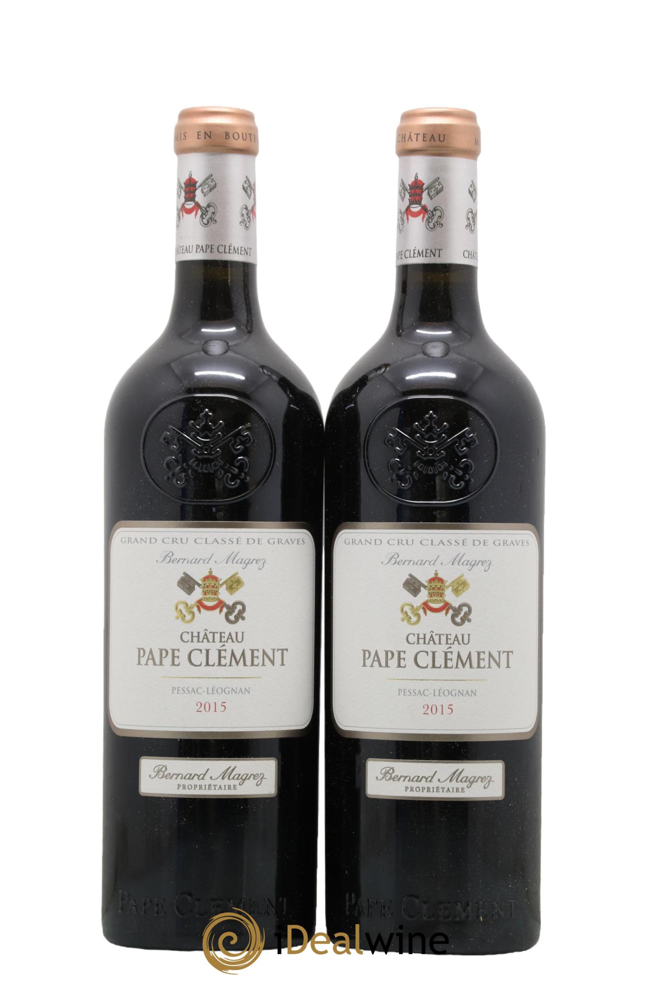 Château Pape Clément Cru Classé de Graves 2015 - Lot of 2 bottles - 0