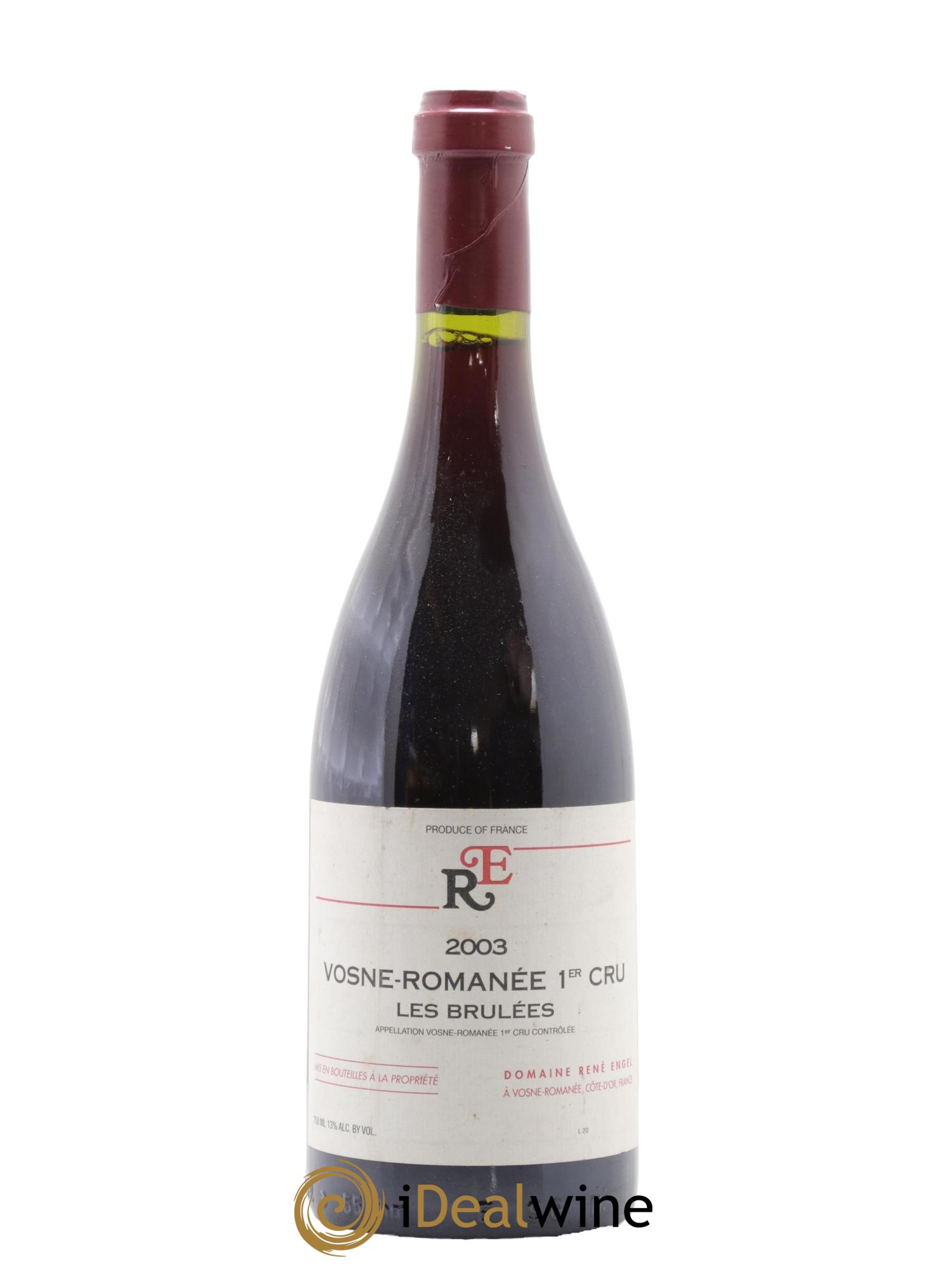 Vosne-Romanée 1er Cru Les Brûlées Domaine René Engel - Domaine Eugénie 2003 - Posten von 1 Flasche - 0