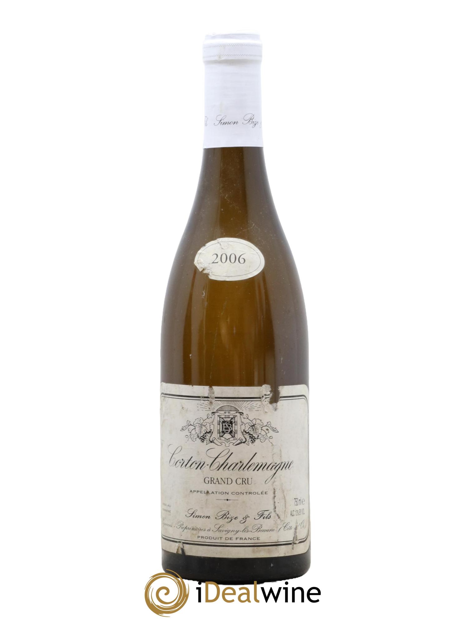 Corton-Charlemagne Grand Cru Simon Bize & Fils 2006 - Posten von 1 Flasche - 0