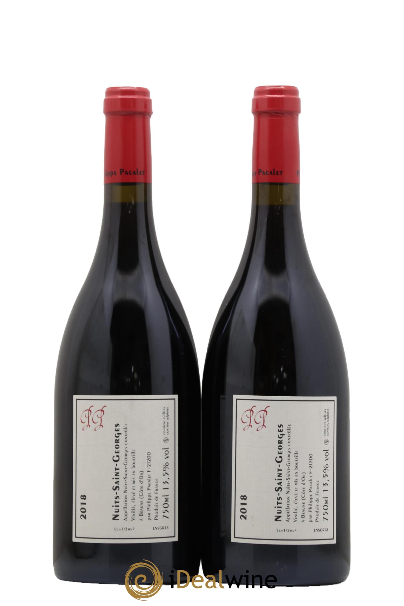 Nuits Saint-Georges Philippe Pacalet 2018 - Lot of 2 bottles - 1