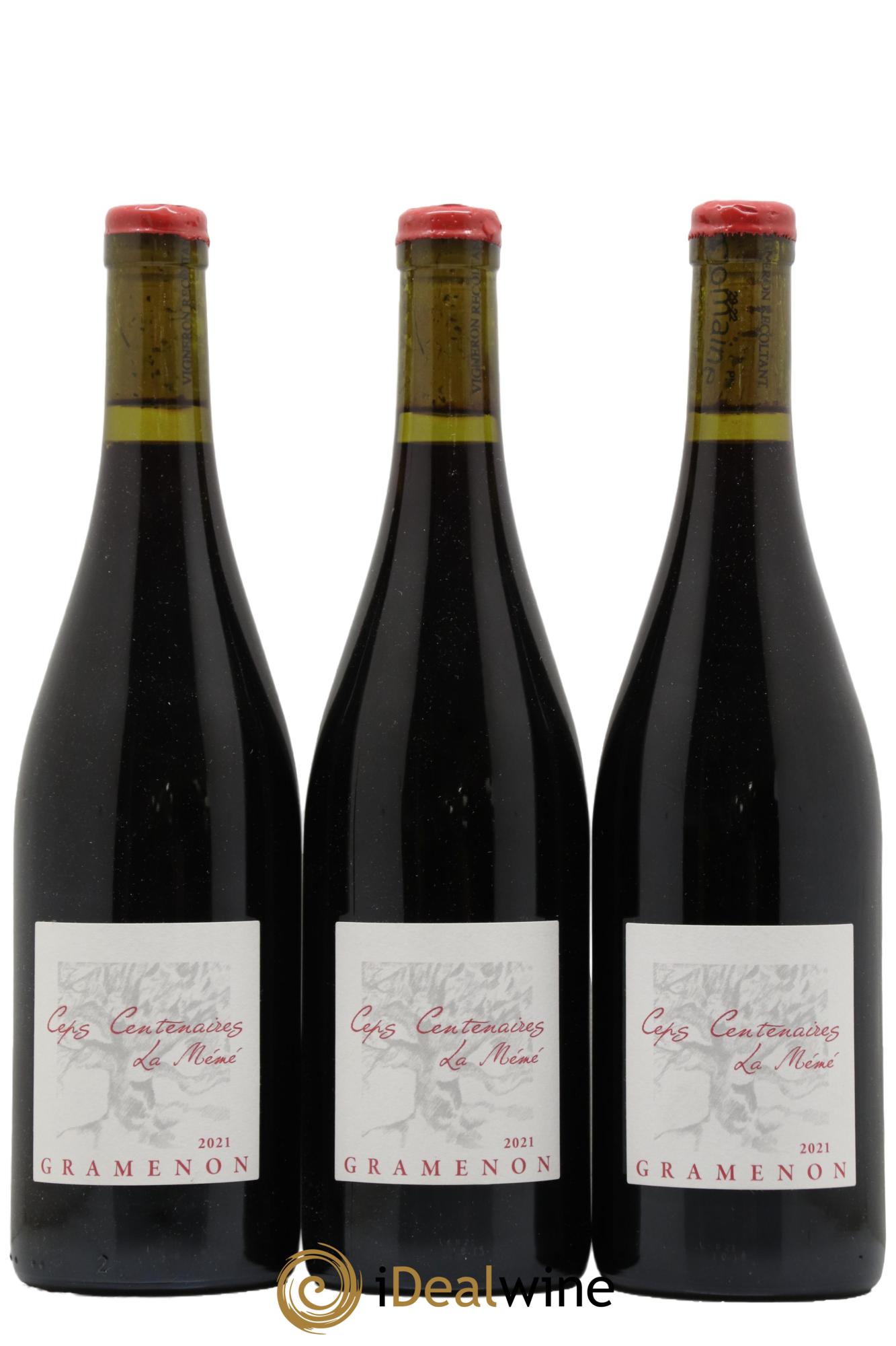 Côtes du Rhône La Mémé Ceps Centenaires Gramenon (Domaine) 2021 - Lot de 3 bouteilles - 0