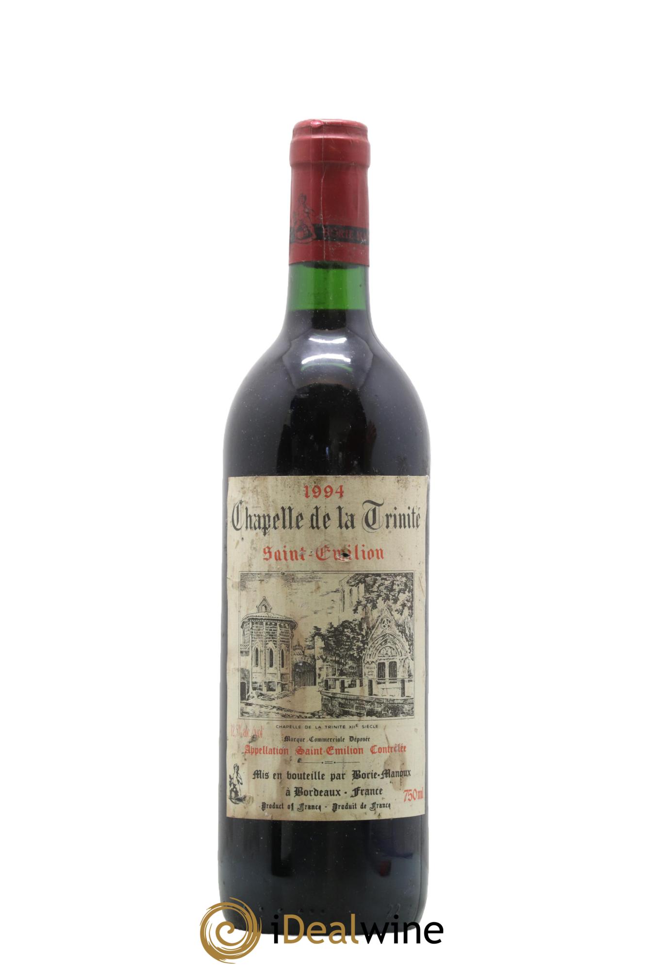 Saint-Émilion Chapelle De La Trinite 1994 - Lot de 1 bouteille - 0