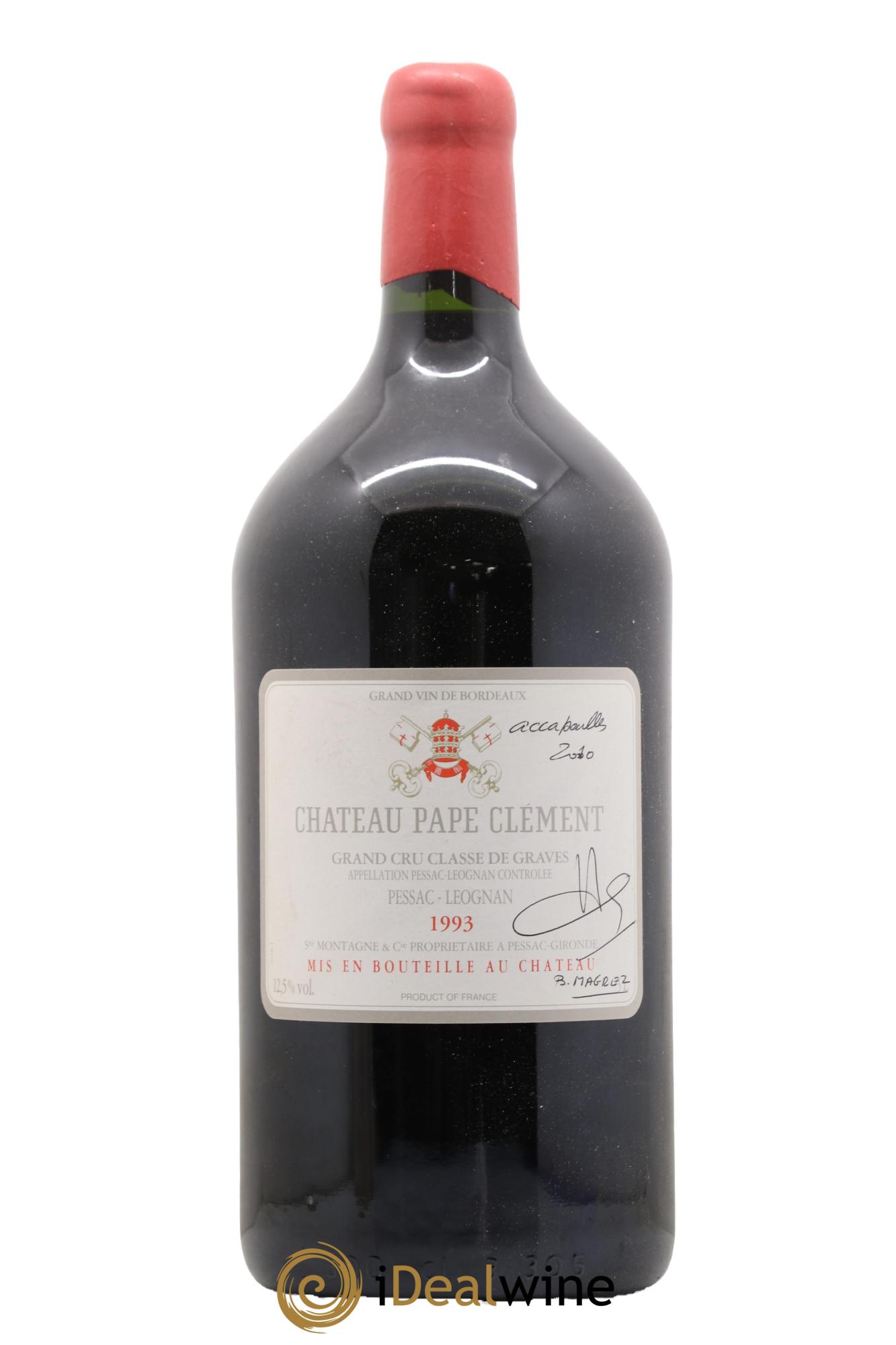 Château Pape Clément Cru Classé de Graves  1993 - Lotto di 1 jéroboam - 0