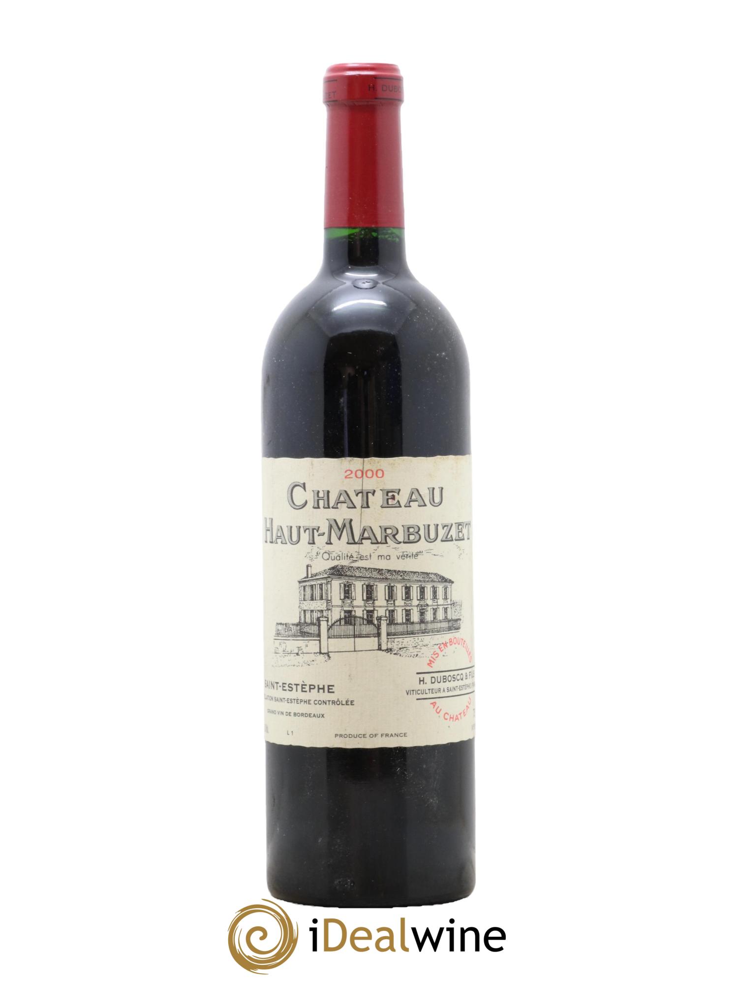 Château Haut Marbuzet 2000 - Lot of 1 bottle - 0