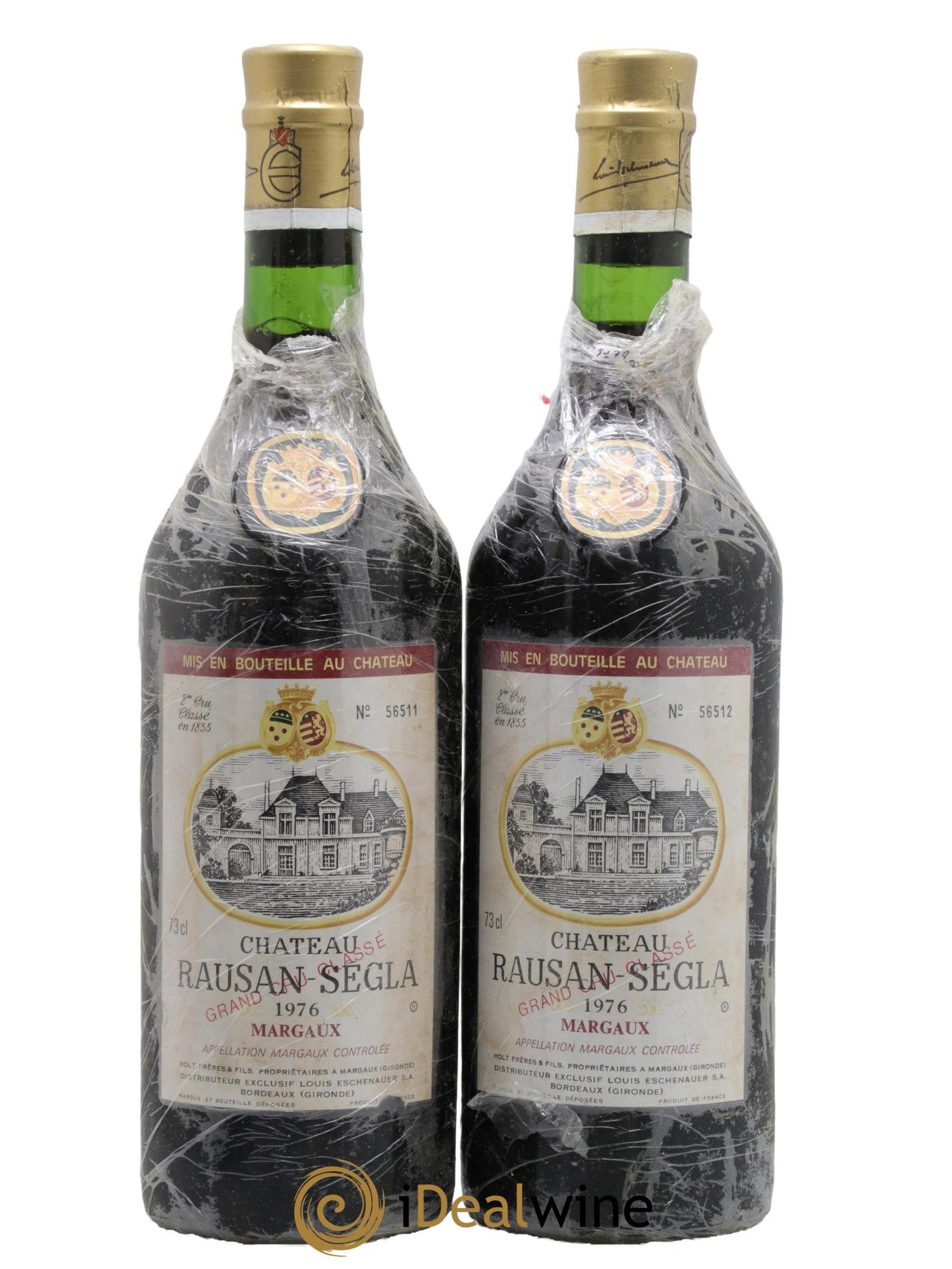 Château Rauzan Ségla 1976 - Lot of 2 bottles - 0