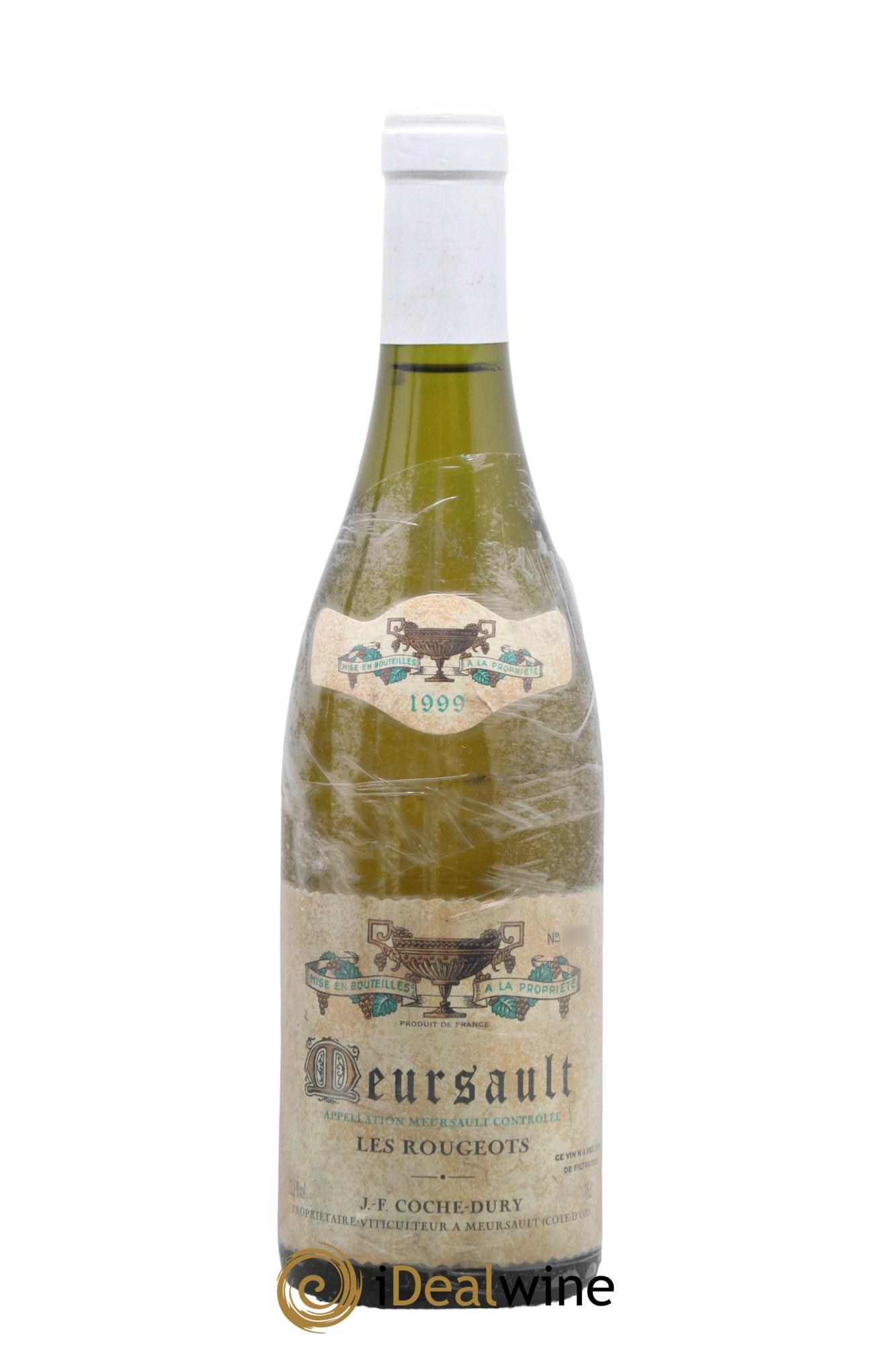 Meursault Les Rougeots Coche Dury (Domaine) 1999 - Lot de 1 bouteille - 0