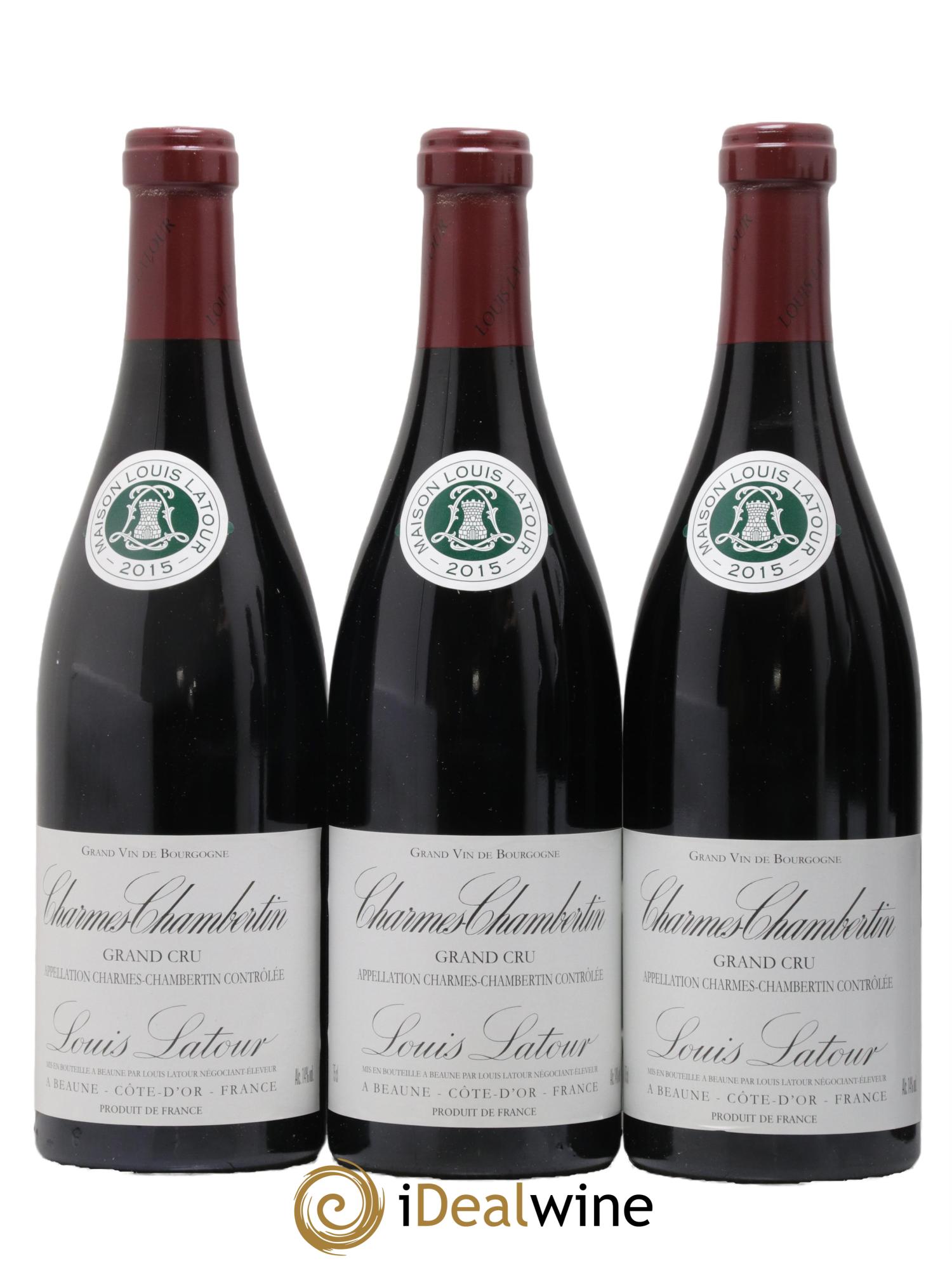 Charmes-Chambertin Grand Cru Louis Latour 2015 - Lot of 6 bottles - 1