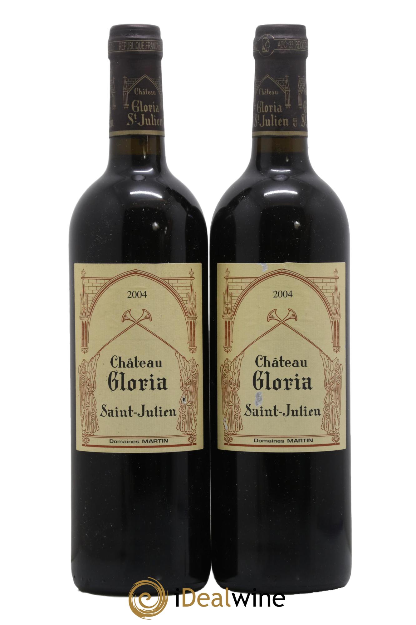 Château Gloria 2004 - Lot de 2 bouteilles - 0