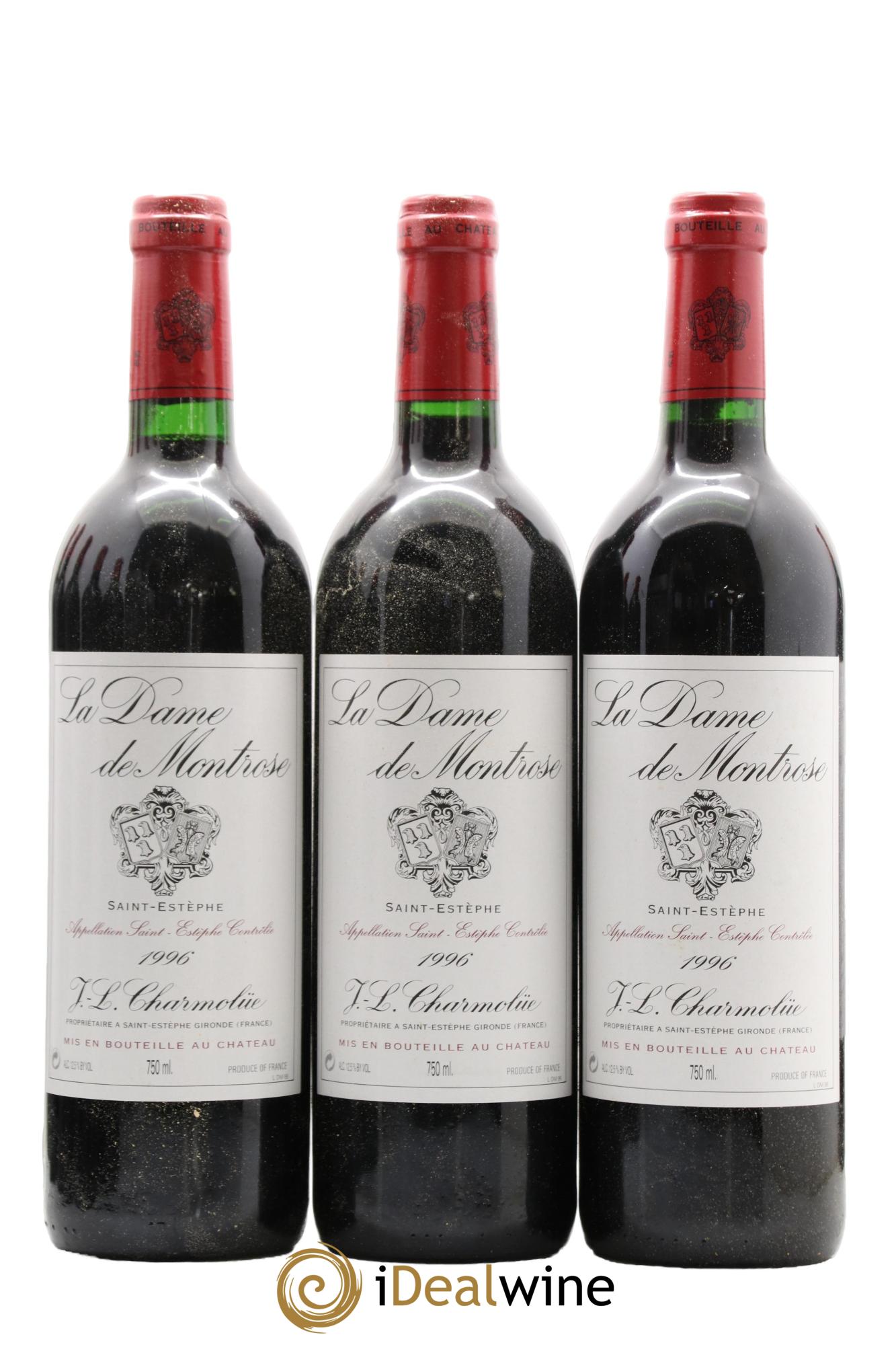 La Dame de Montrose Second Vin 1996 - Posten von 12 Flaschen - 2