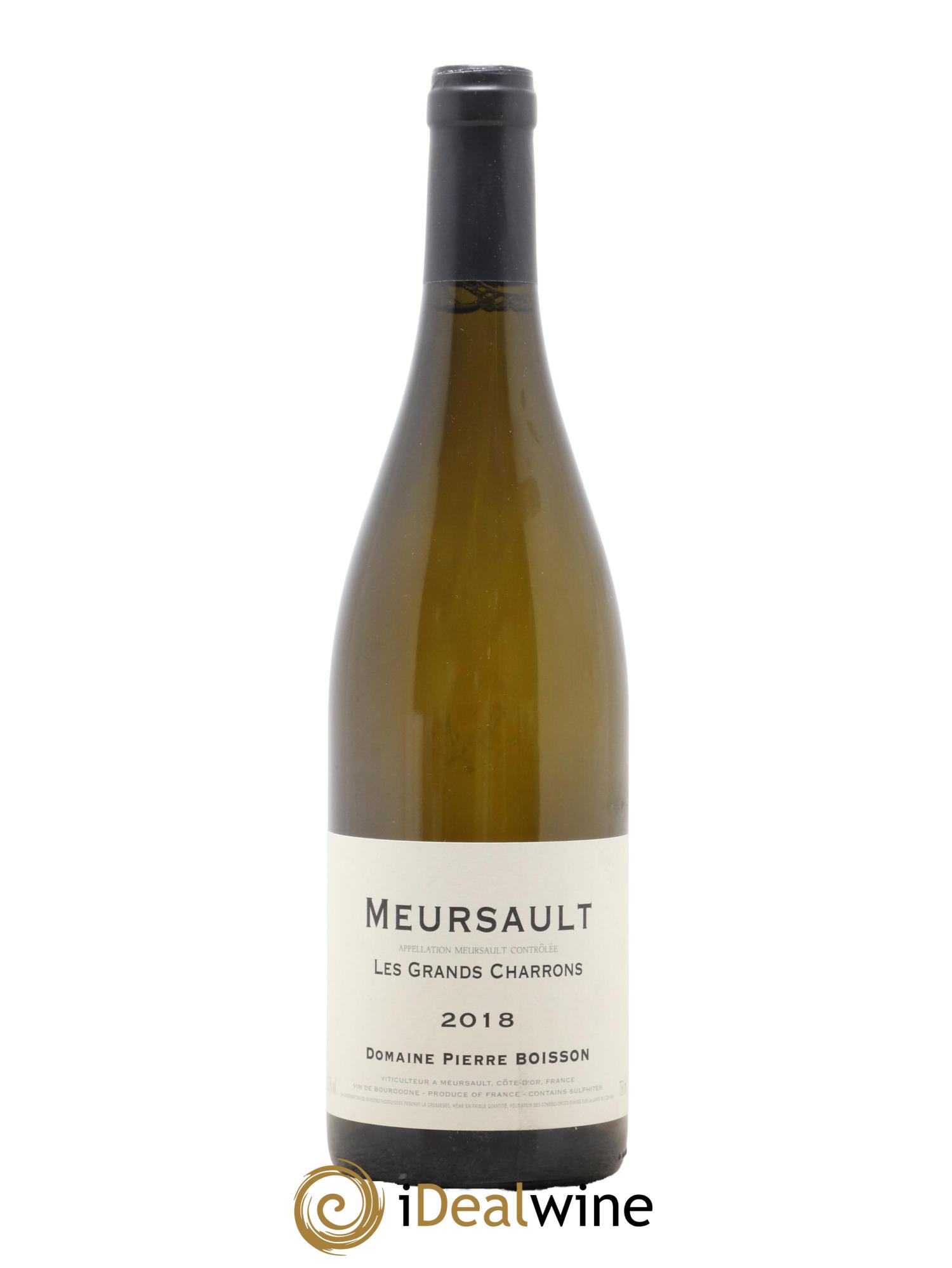 Meursault Les Grands Charrons Pierre Boisson (Domaine)  2018 - Lot de 1 bouteille - 0