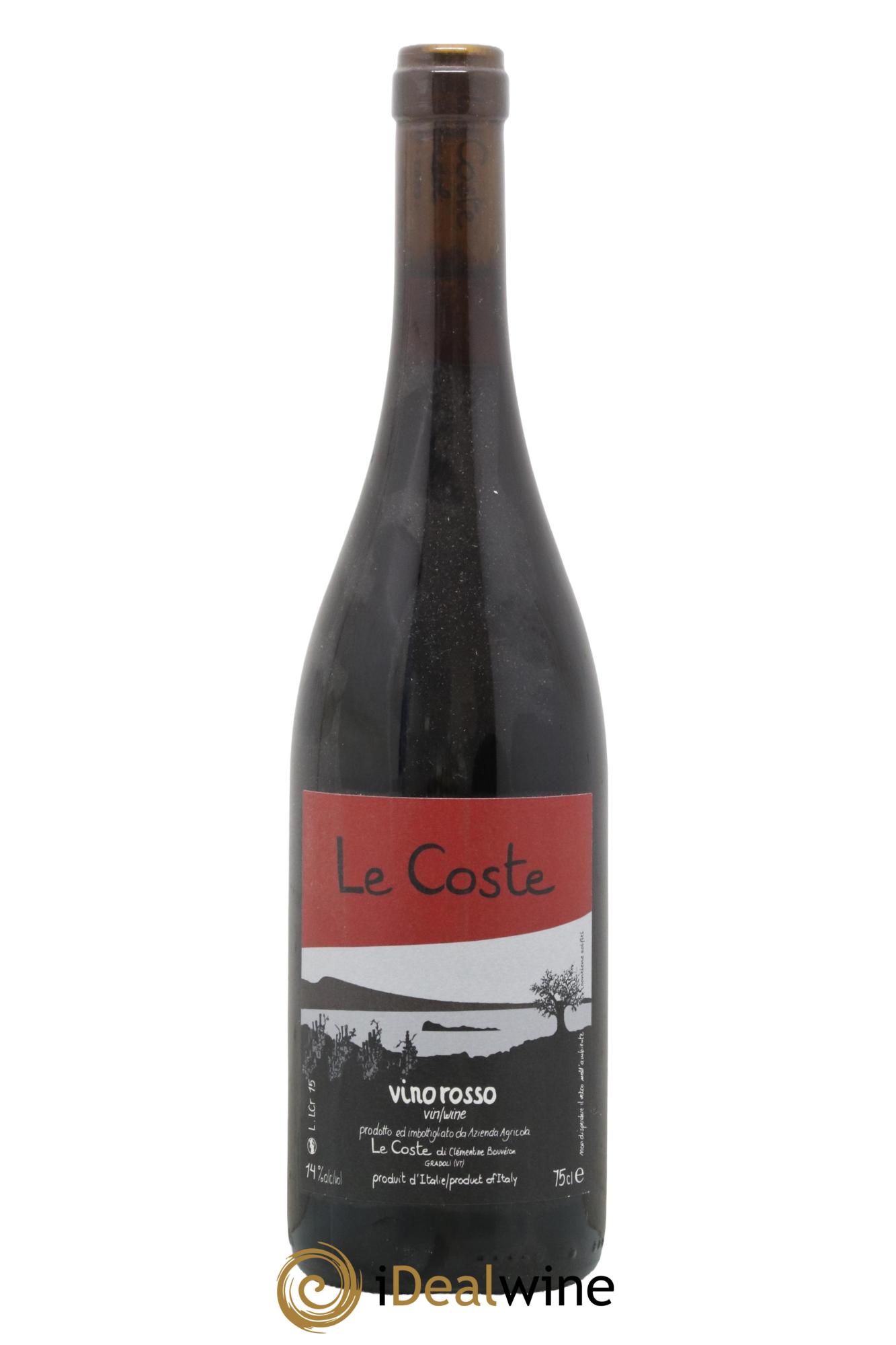 Italie Vino Rosso Le Coste 2015 - Lot de 1 bouteille - 0