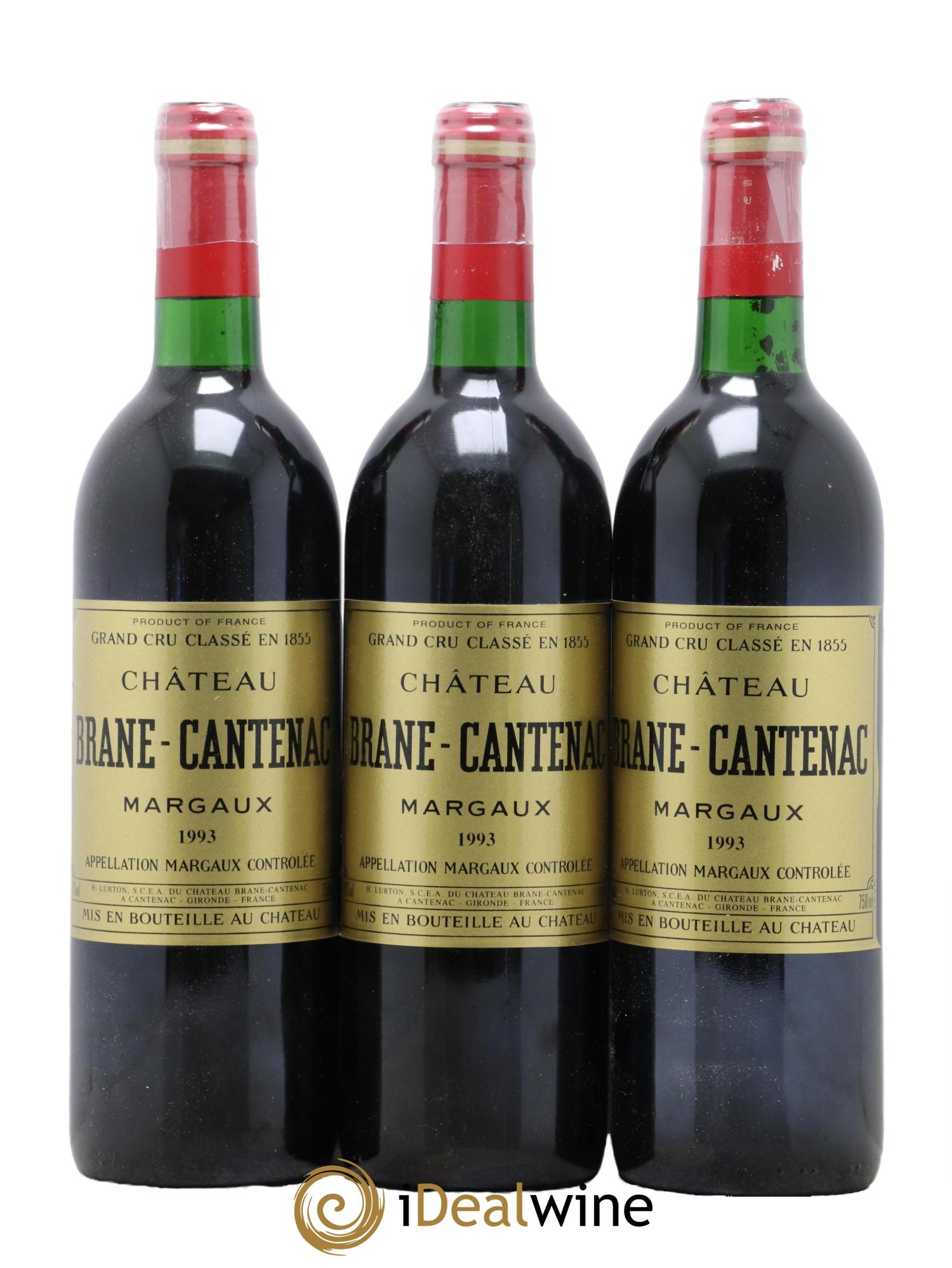 Château Brane Cantenac 2ème Grand Cru Classé 1993 - Lot de 6 bouteilles - 2