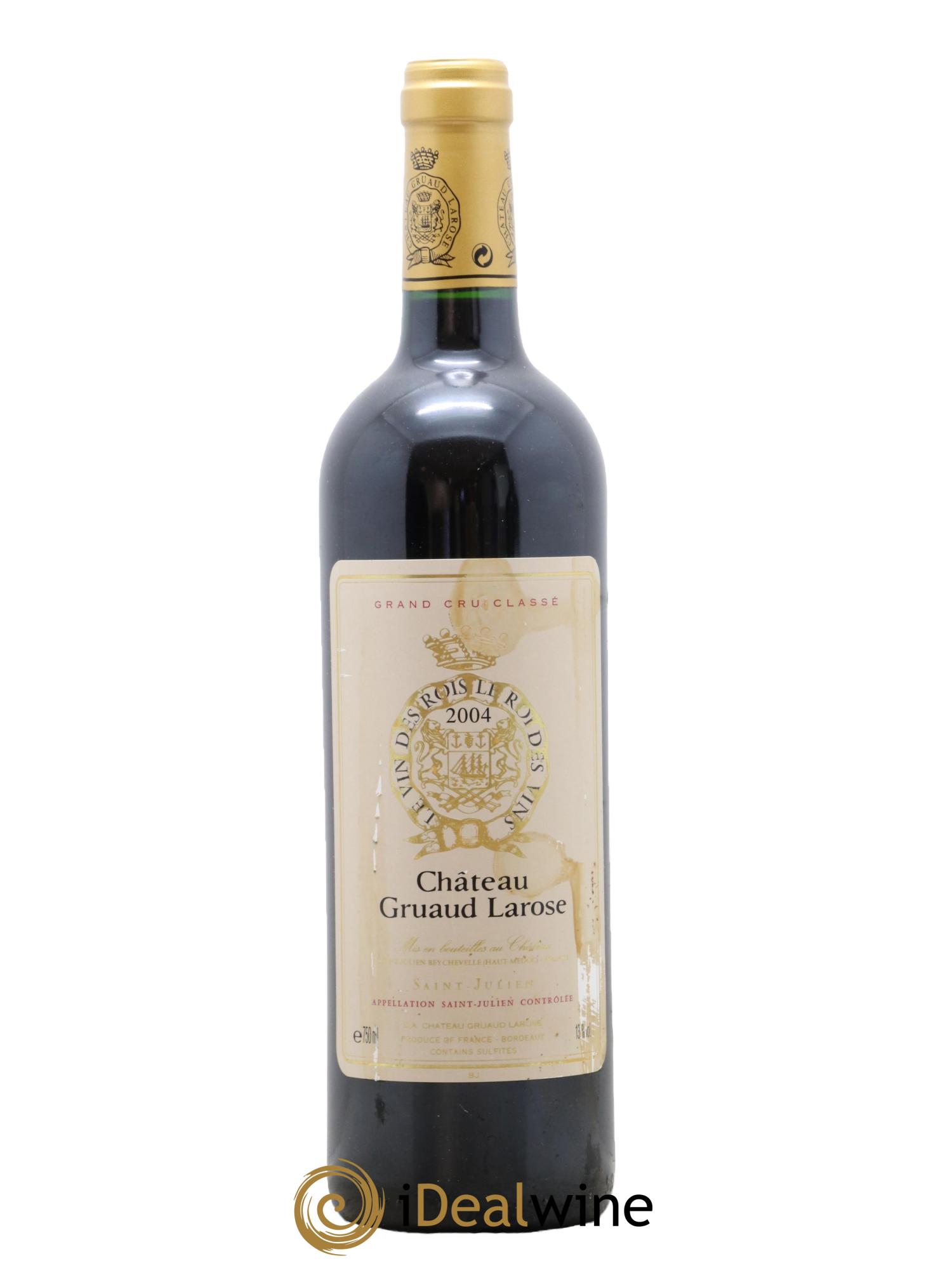 Château Gruaud Larose 2ème Grand Cru Classé 2004 - Lot de 1 bouteille - 0