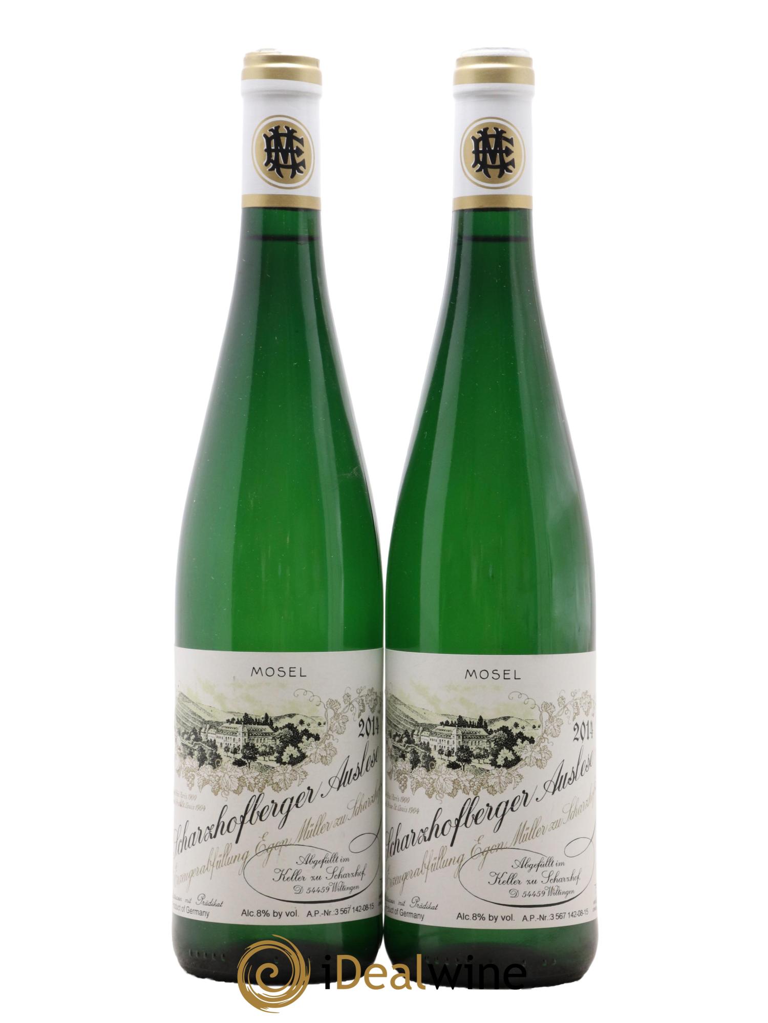 Riesling Scharzhofberger Auslese Egon Muller  2014 - Lotto di 2 bottiglie - 0