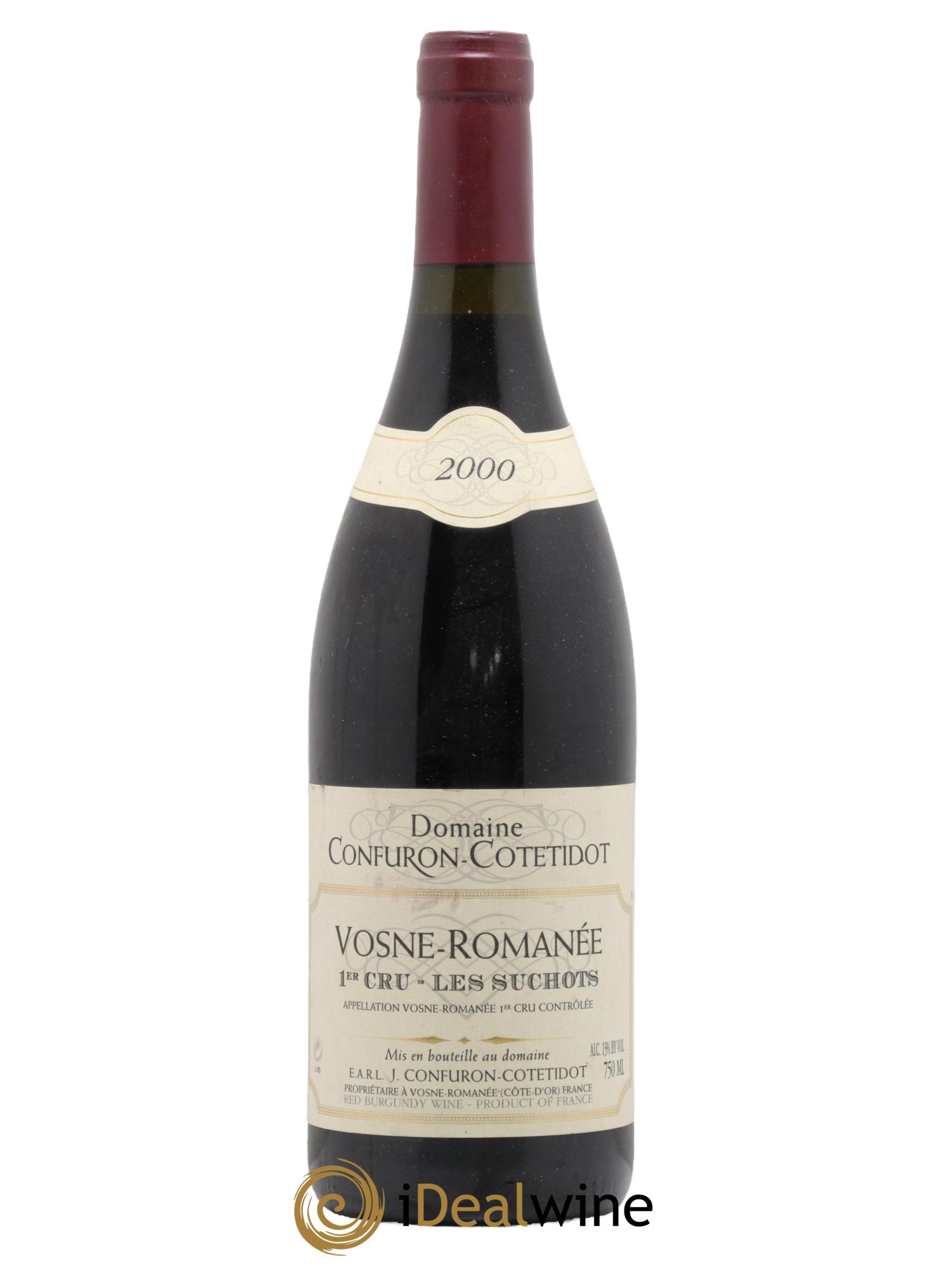 Vosne-Romanée 1er Cru Les Suchots Confuron-Cotetidot 2000 - Lot of 1 bottle - 0