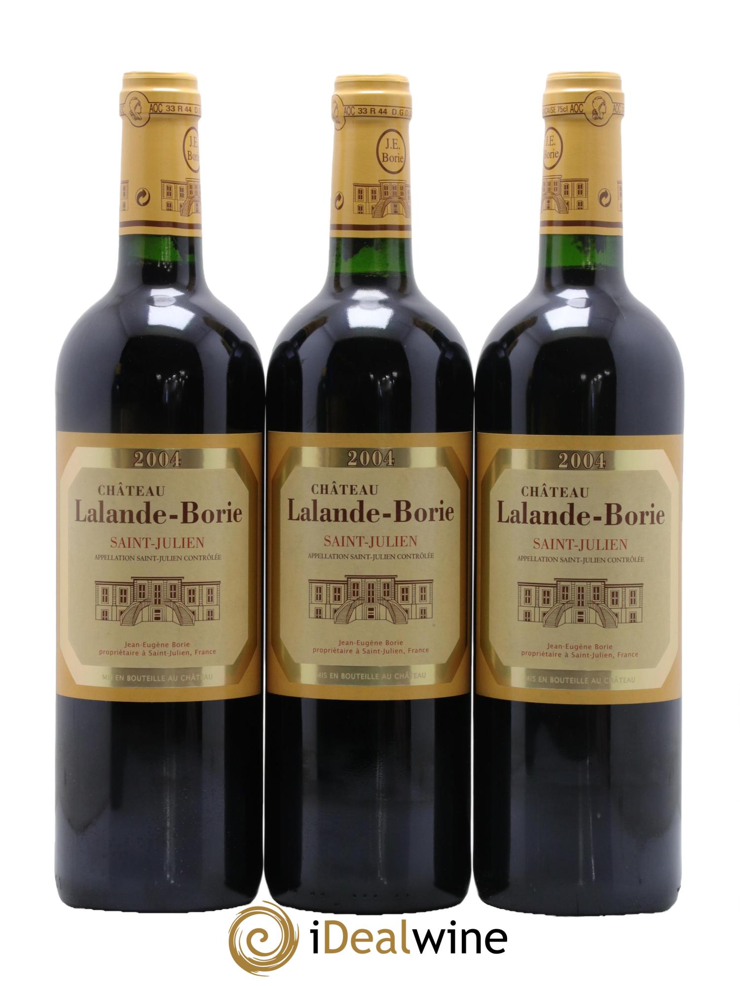 Château Lalande Borie 2004 - Lot of 12 bottles - 4