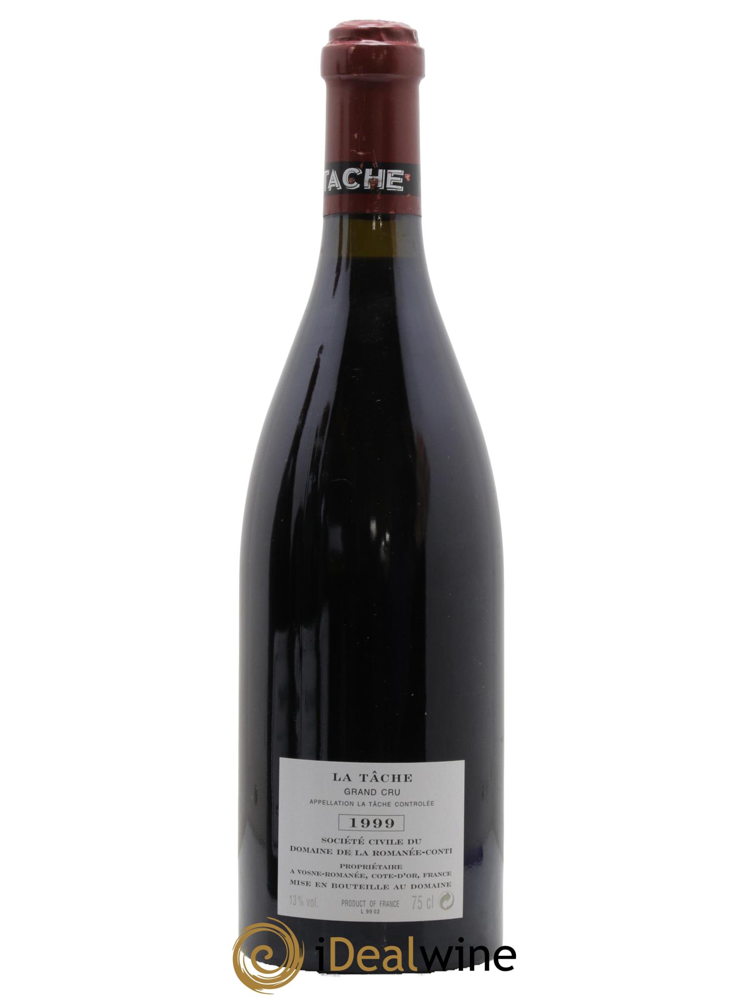 La Tâche Grand Cru Domaine de la Romanée-Conti 1999 - Lotto di 1 bottiglia - 1