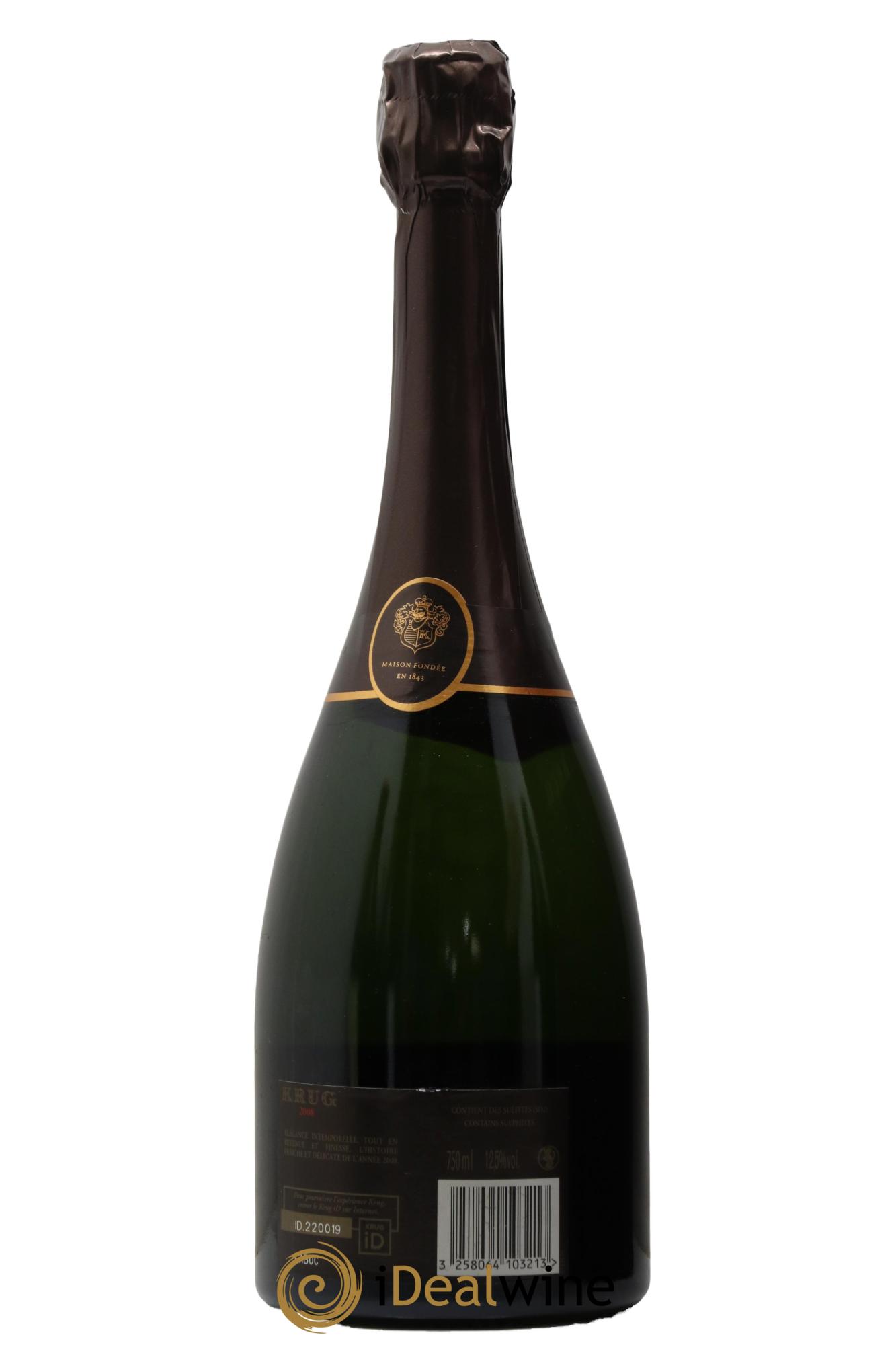 Vintage Krug 2008 - Lot de 1 bouteille - 2