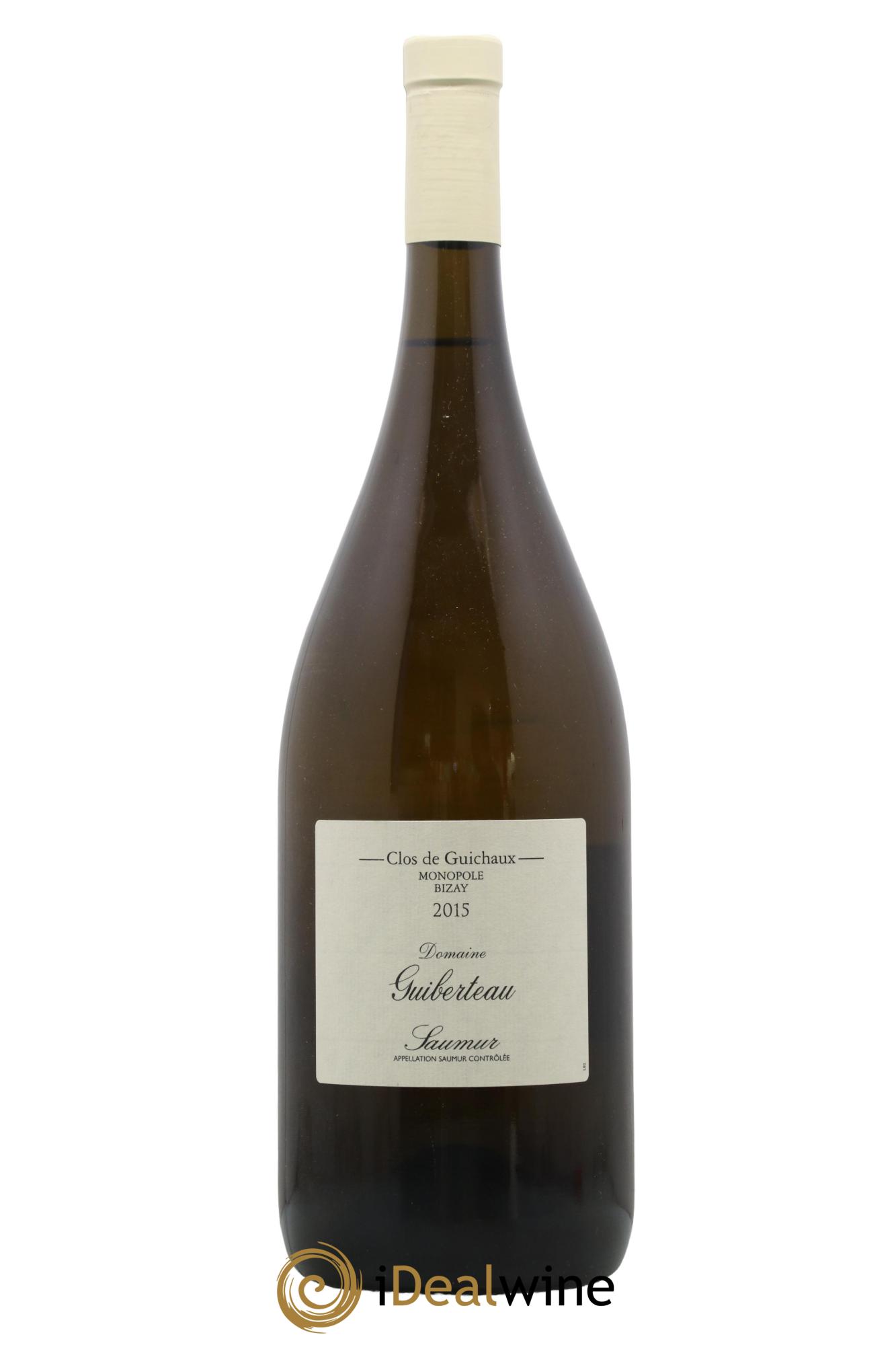 Saumur Clos de Guichaux Domaine Guiberteau 2015 - Lot of 1 magnum - 0