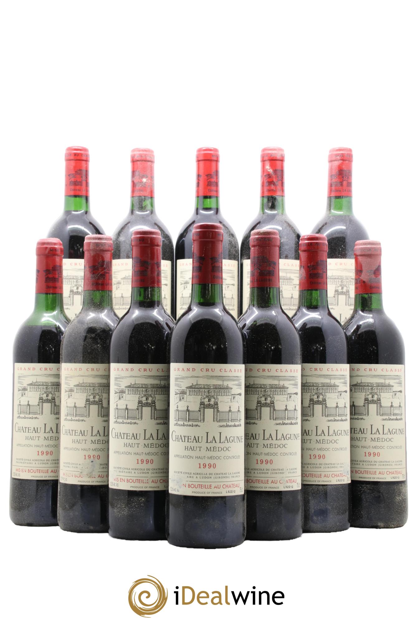 Château la Lagune 3ème Grand Cru Classé 1990 - Posten von 12 Flaschen - 0