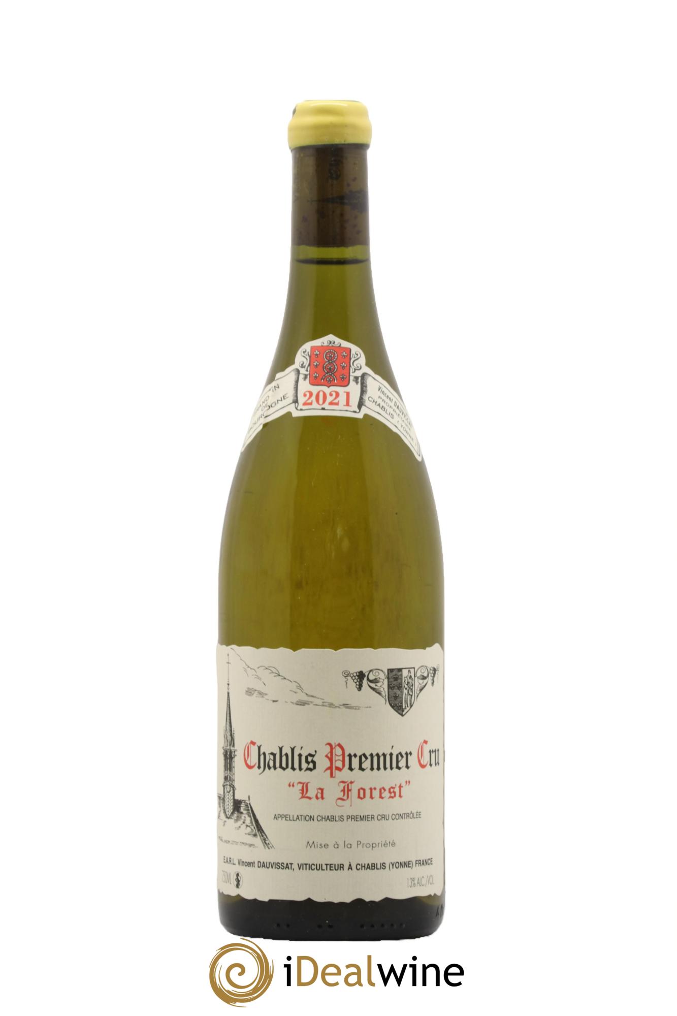 Chablis 1er Cru La Forest Vincent Dauvissat (Domaine)  2021 - Lot de 1 bouteille - 0