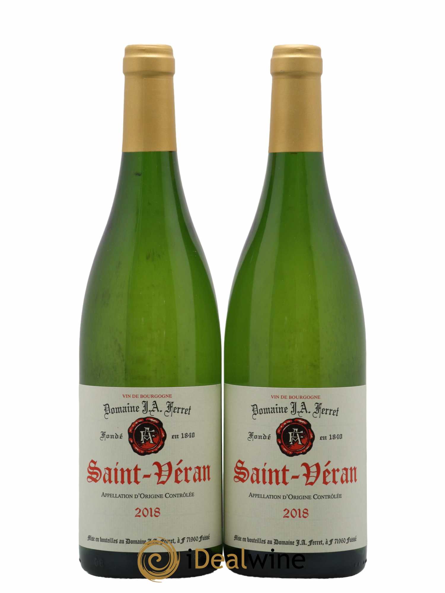 Saint-Véran J.A. Ferret (Domaine) 2018 - Lot de 2 bouteilles - 0