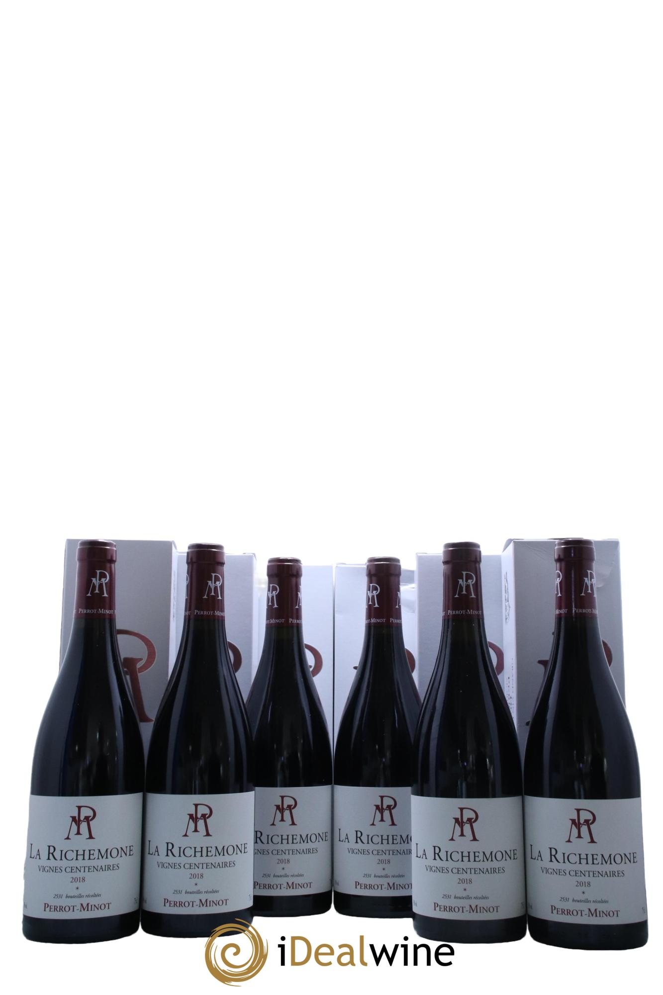 Nuits Saint-Georges 1er Cru La Richemone Cuvée Ultra Vieilles Vignes Perrot-Minot 2018 - Posten von 6 Flaschen - 5