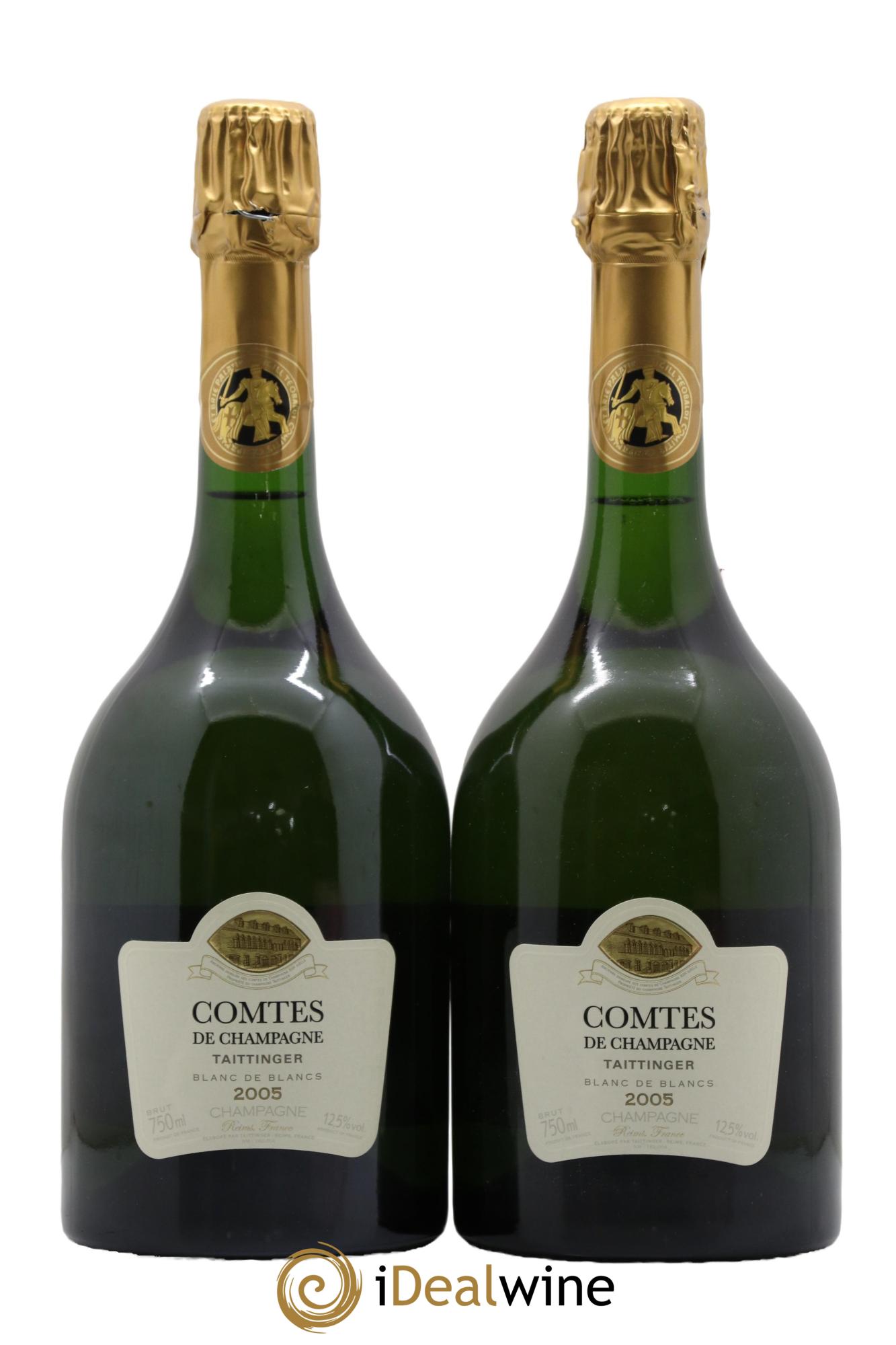 Comtes de Champagne Taittinger 2005 - Lot de 2 bouteilles - 0