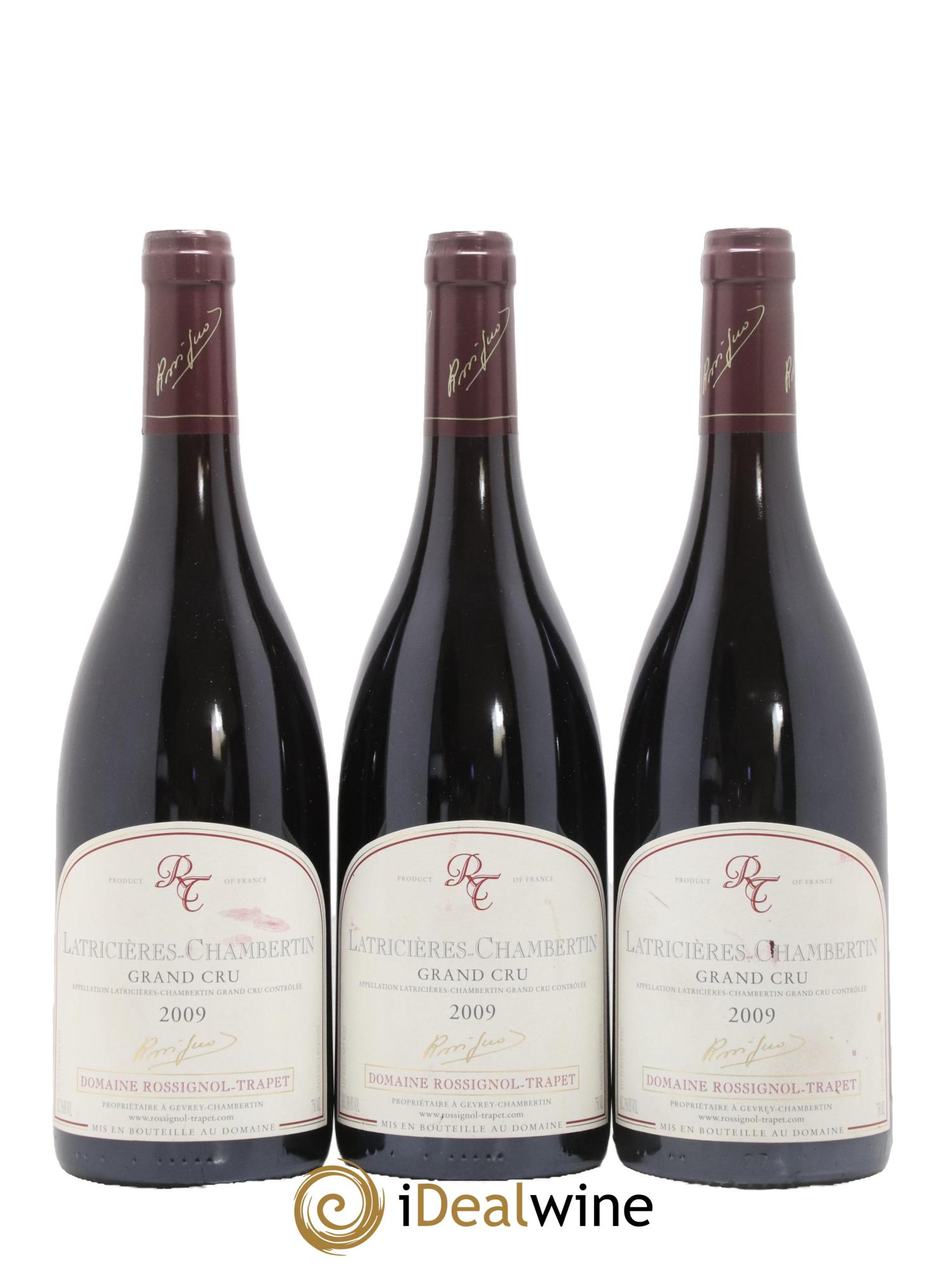 Latricières-Chambertin Grand Cru Rossignol-Trapet (Domaine) 2009 - Lot de 3 bouteilles - 0