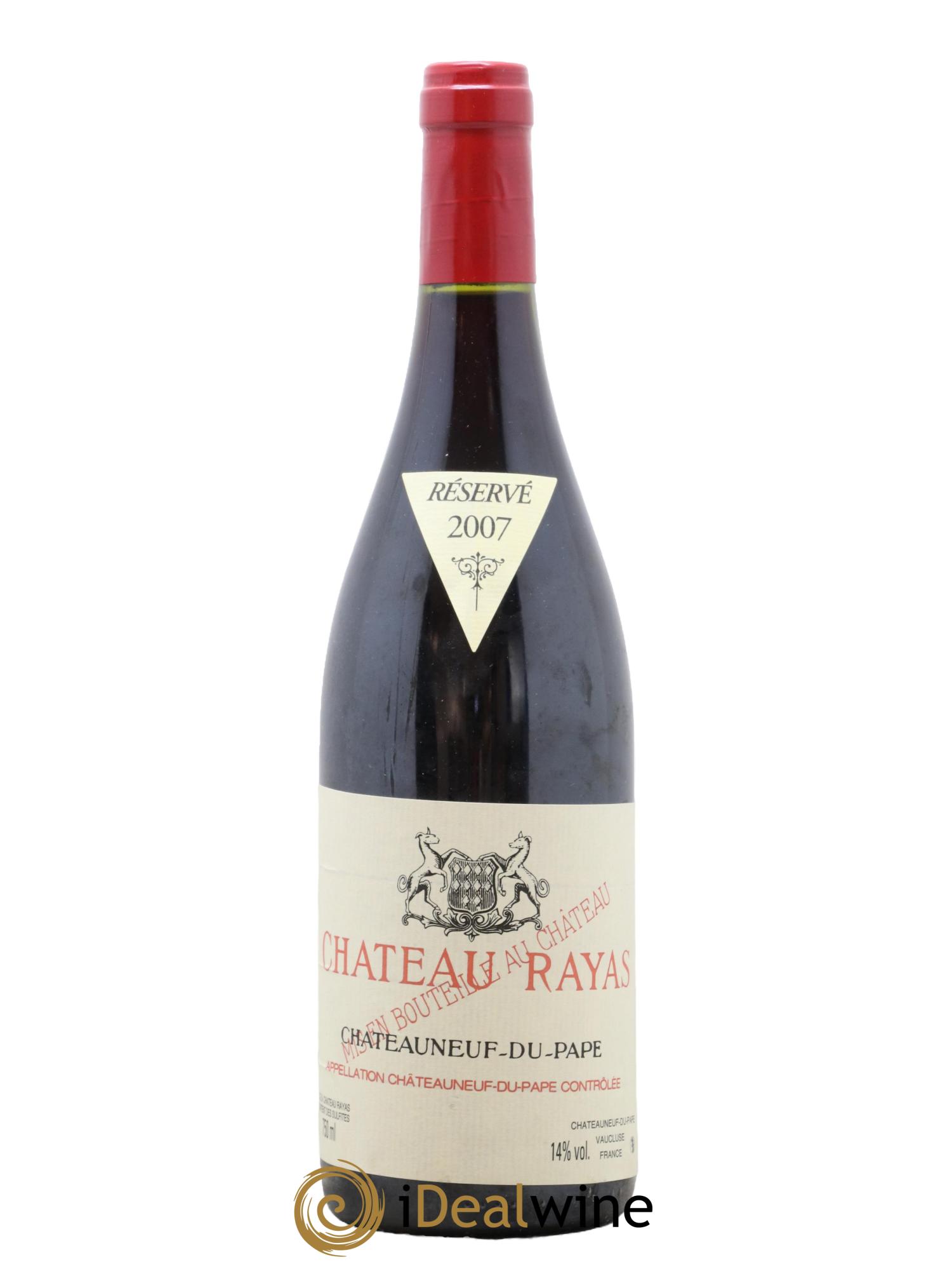 Châteauneuf-du-Pape Château Rayas Emmanuel Reynaud 2007 - Lot de 1 bouteille - 0