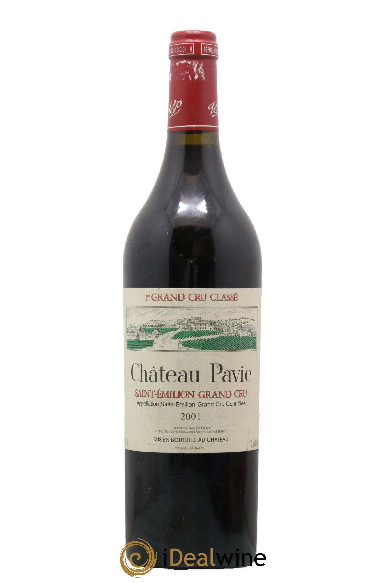 Château Pavie 1er Grand Cru Classé A 2001 - Posten von 1 Flasche - 0