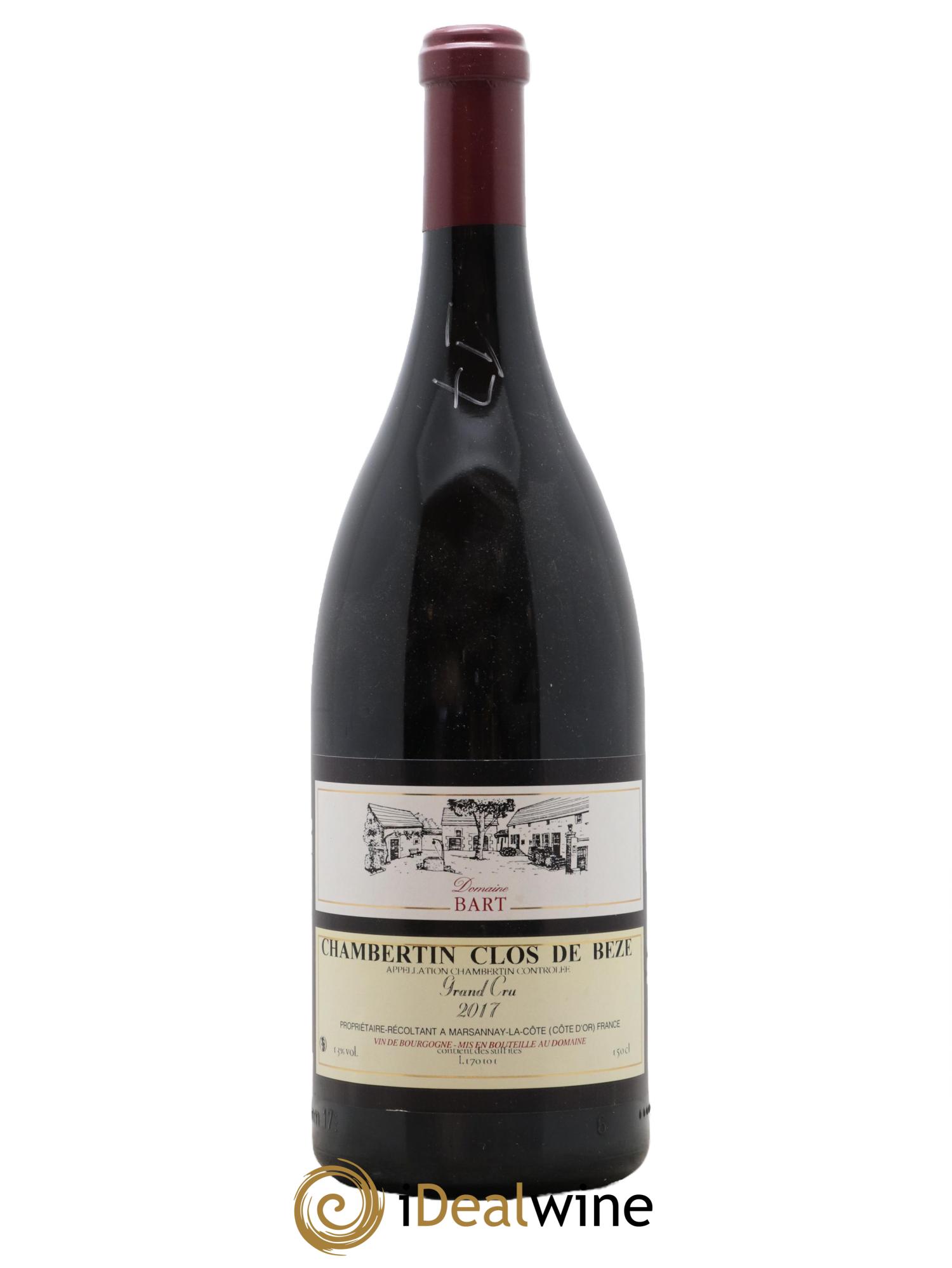 Chambertin Clos de Bèze Grand Cru Bart (Domaine) 2017 - Lot de 1 magnum - 0