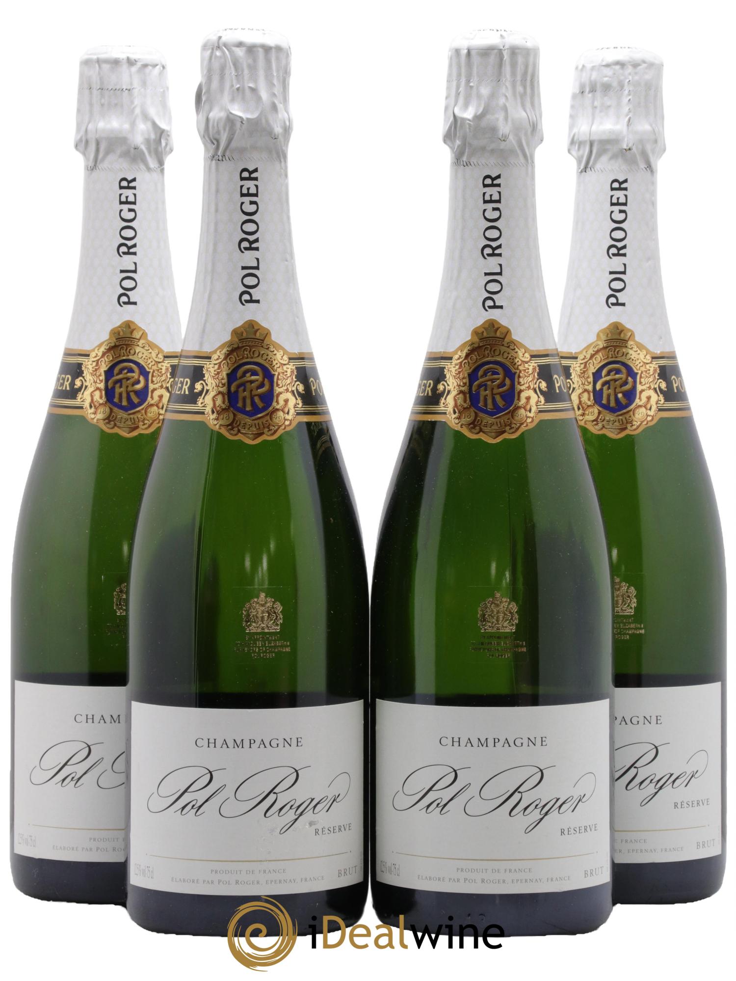 Brut Réserve Pol Roger - Lot de 4 bouteilles - 0