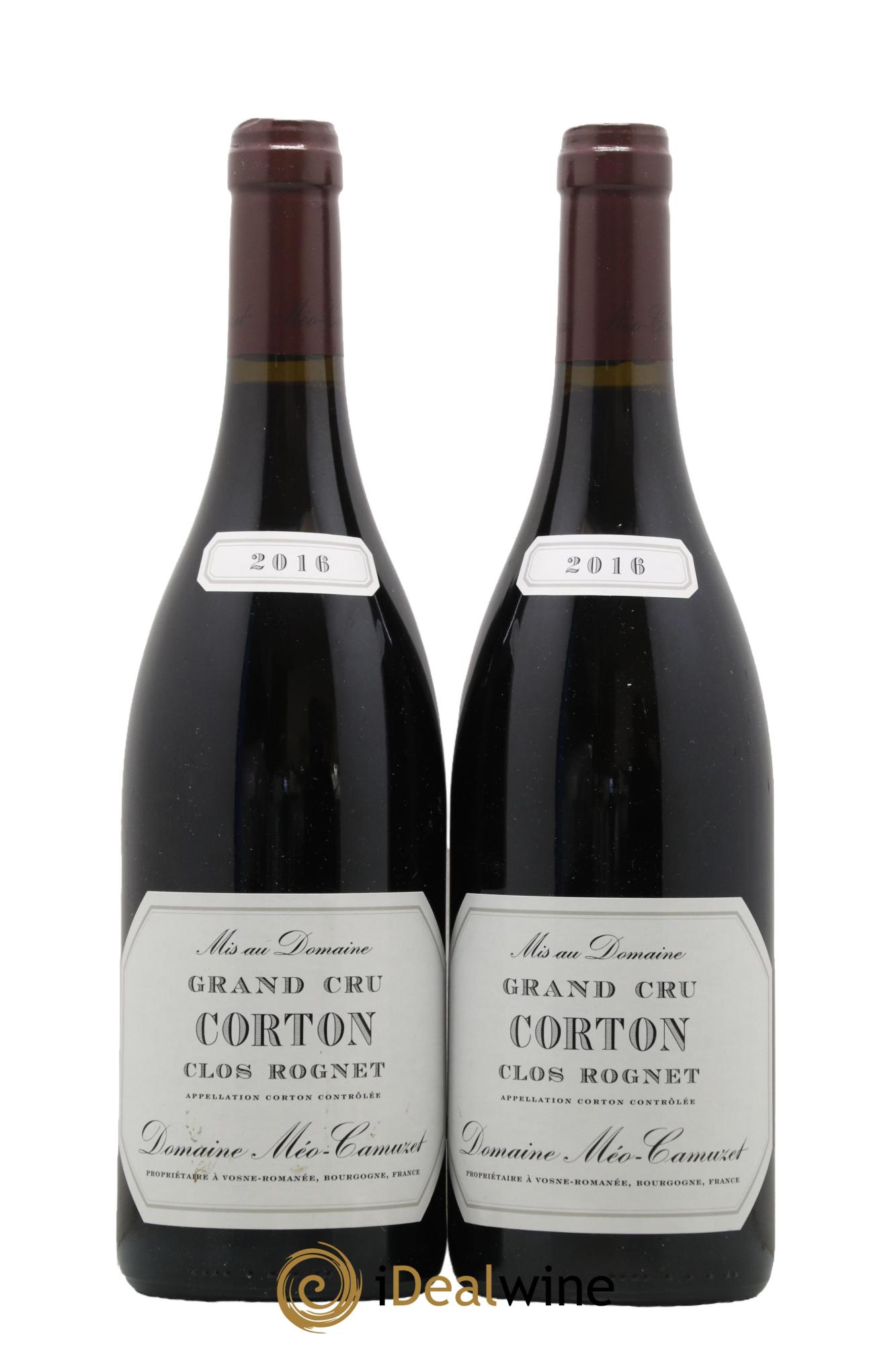 Corton Grand Cru Clos Rognet Méo-Camuzet (Domaine) 2016 - Lotto di 2 bottiglie - 0