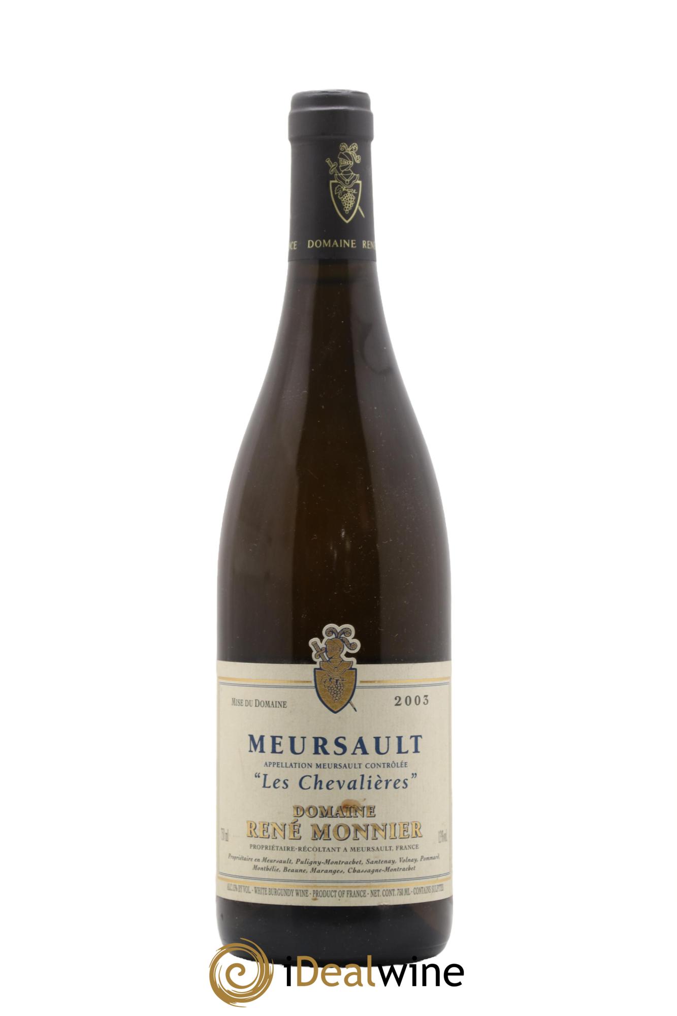 Meursault Les Chevalières René Monnier (Domaine) 2003 - Posten von 1 Flasche - 0