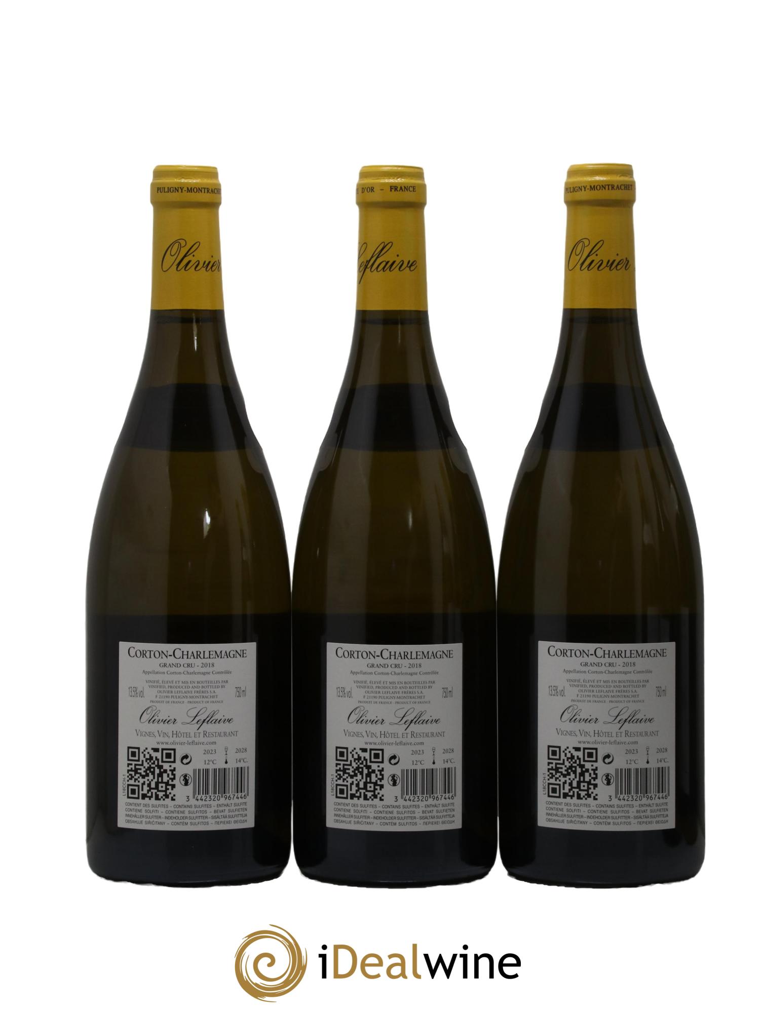 Corton-Charlemagne Grand Cru Olivier Leflaive 2018 - Lot de 6 bouteilles - 4