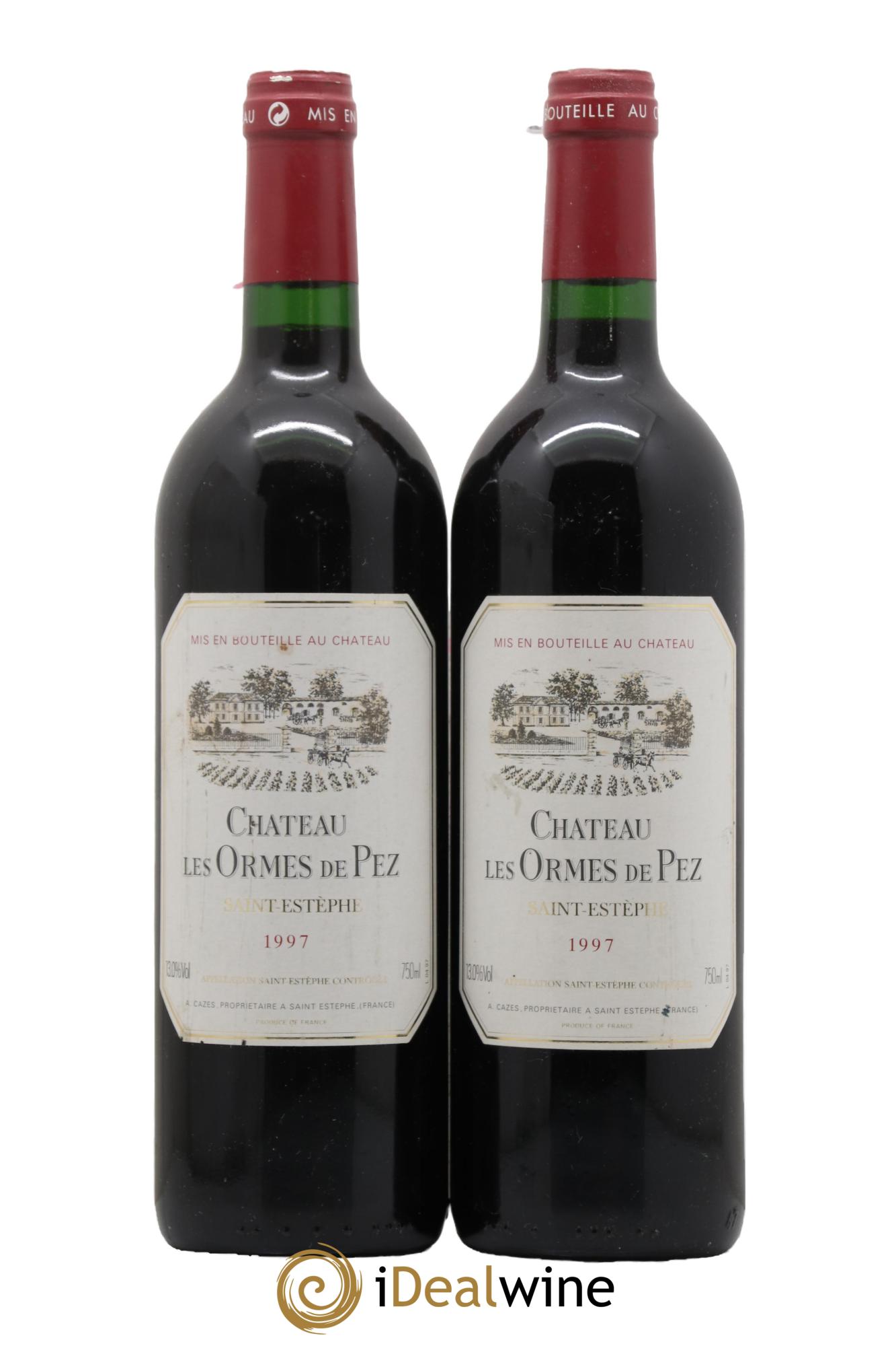 Château les Ormes de Pez 1997 - Lot de 2 bouteilles - 0