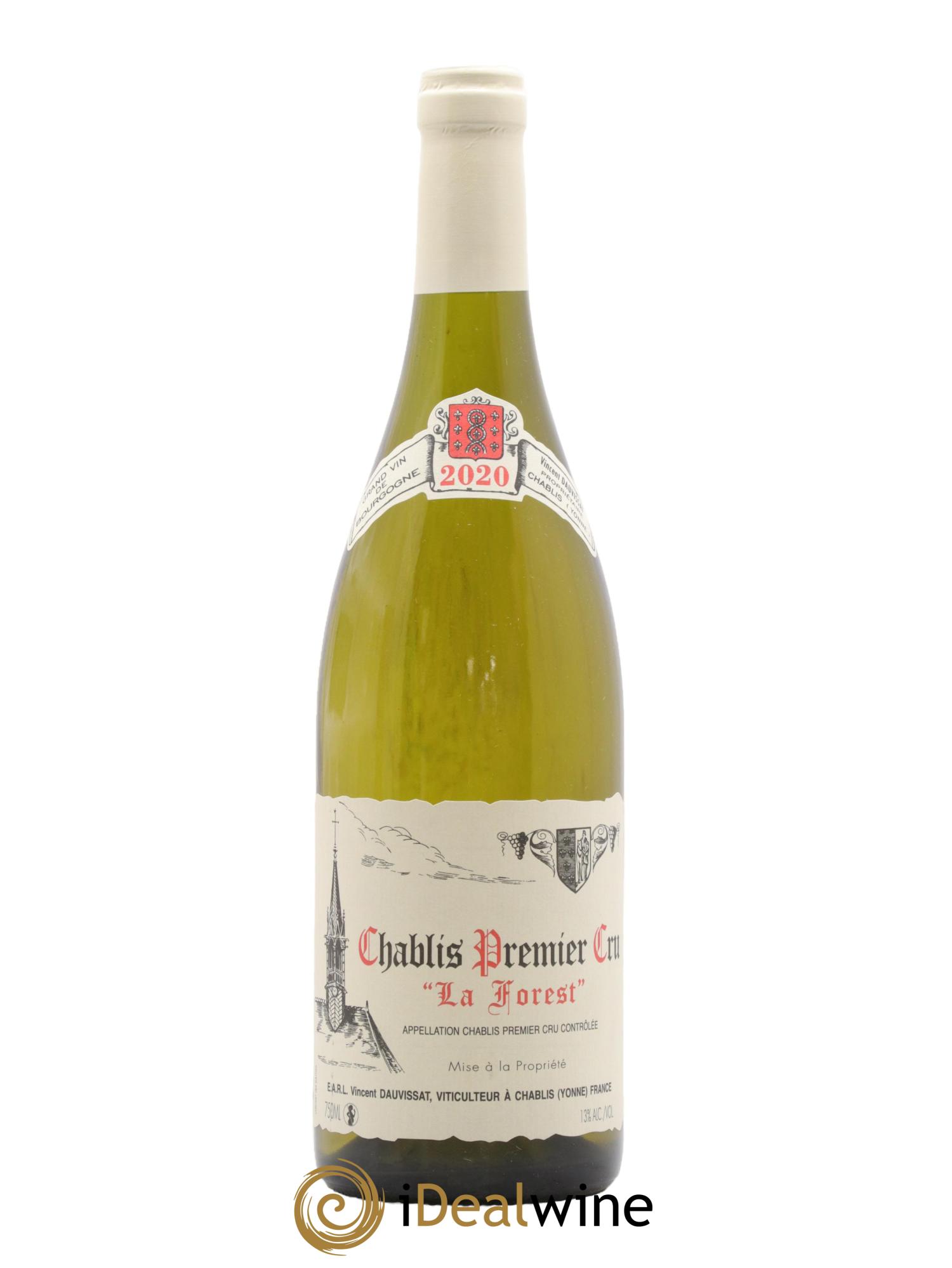 Chablis 1er Cru La Forest Vincent Dauvissat (Domaine) 2020 - Lot of 1 bottle - 0