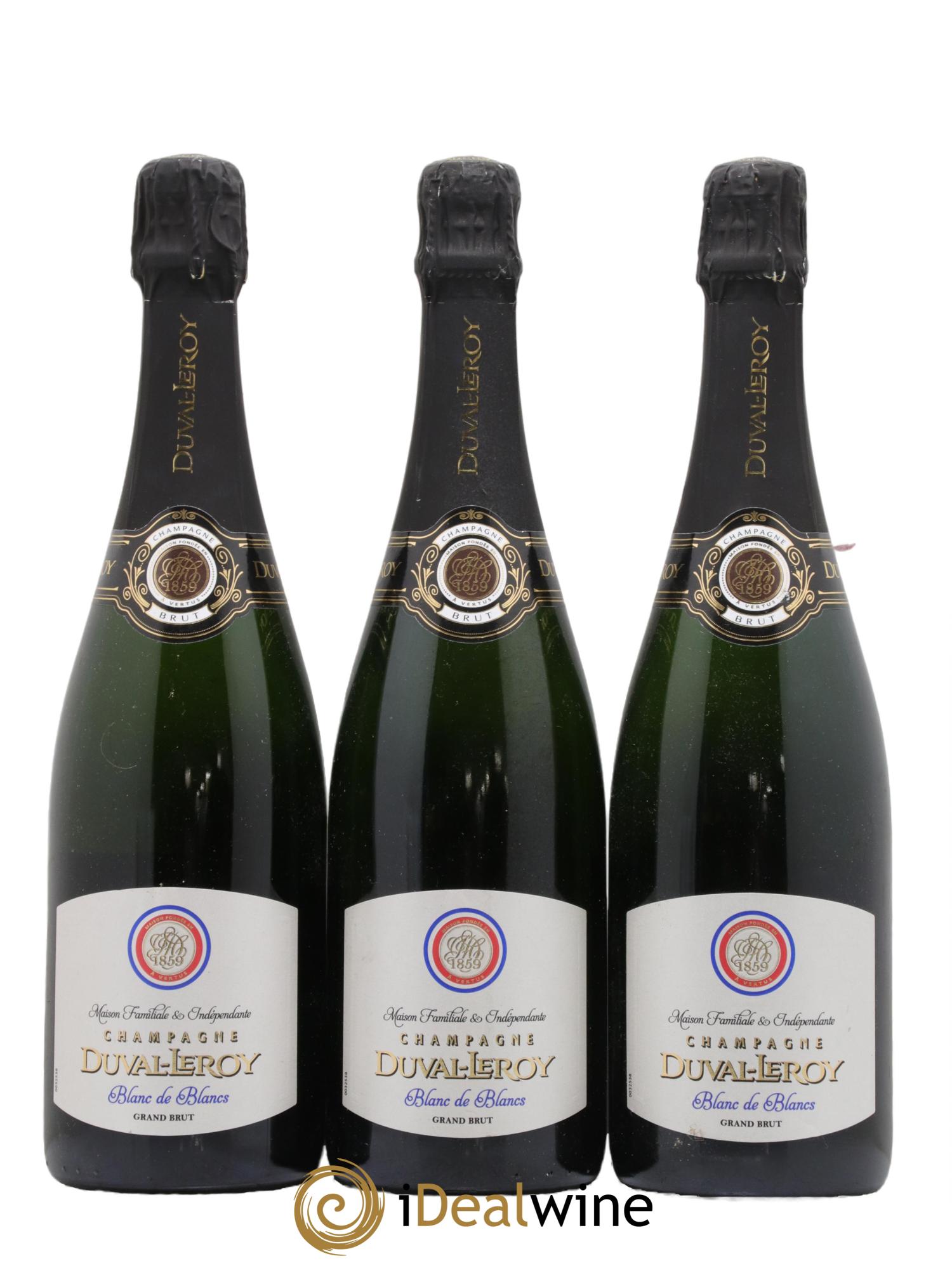 Champagne Brut Duval Leroy - Lot de 3 bouteilles - 0