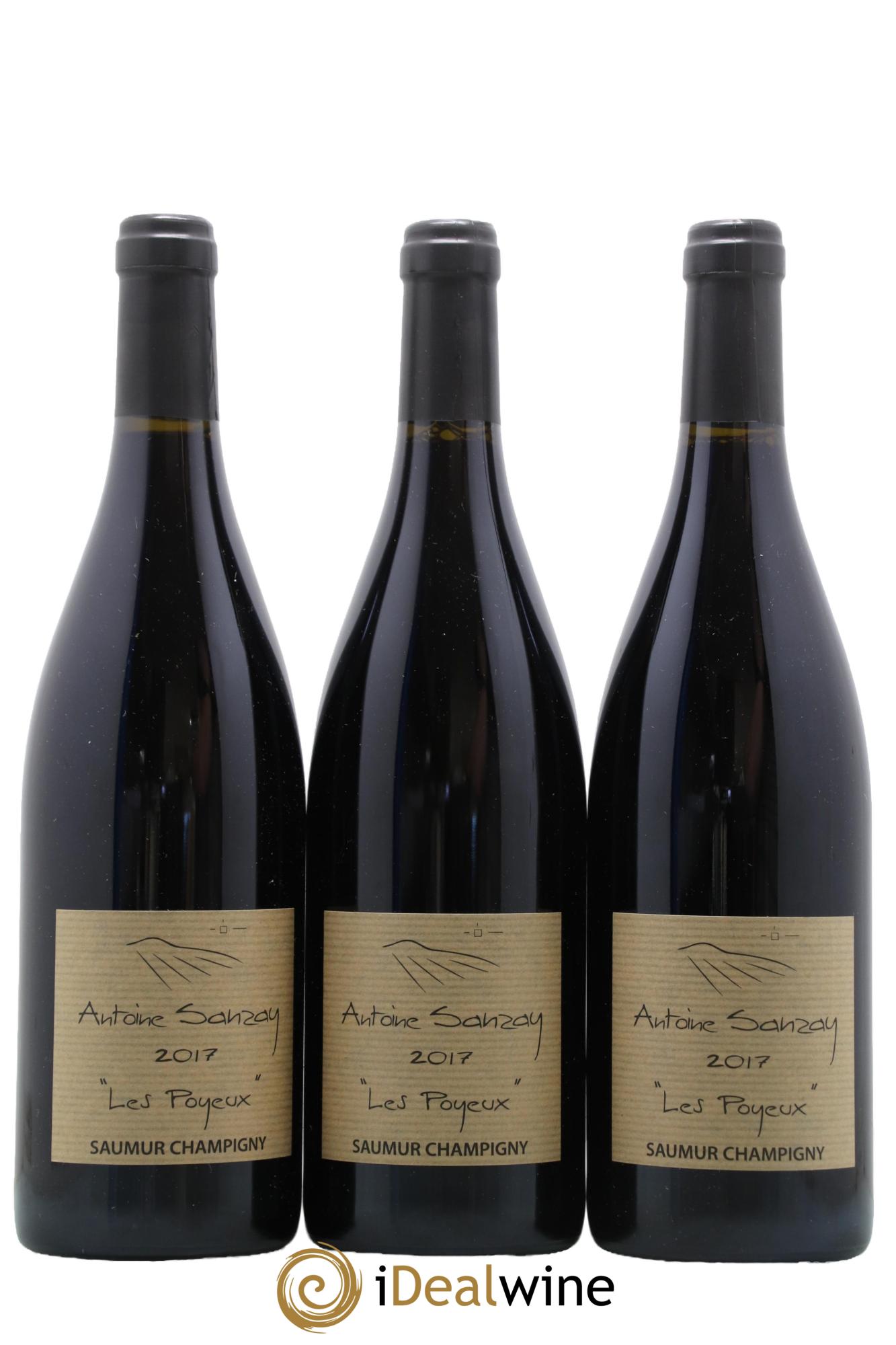 Saumur-Champigny Les Poyeux Antoine Sanzay 2017 - Lot of 3 bottles - 0