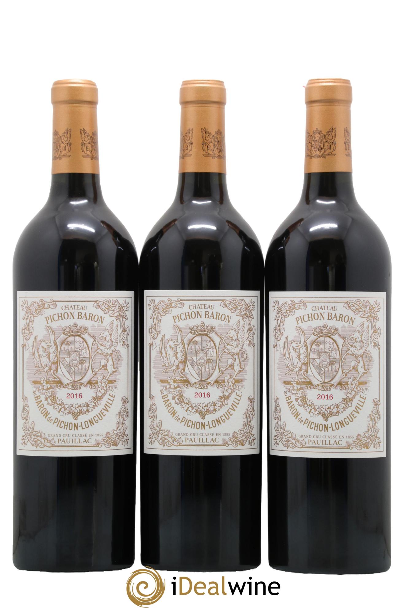 Pichon Longueville Baron 2ème Grand Cru Classé 2016 - Lot de 6 bouteilles - 3