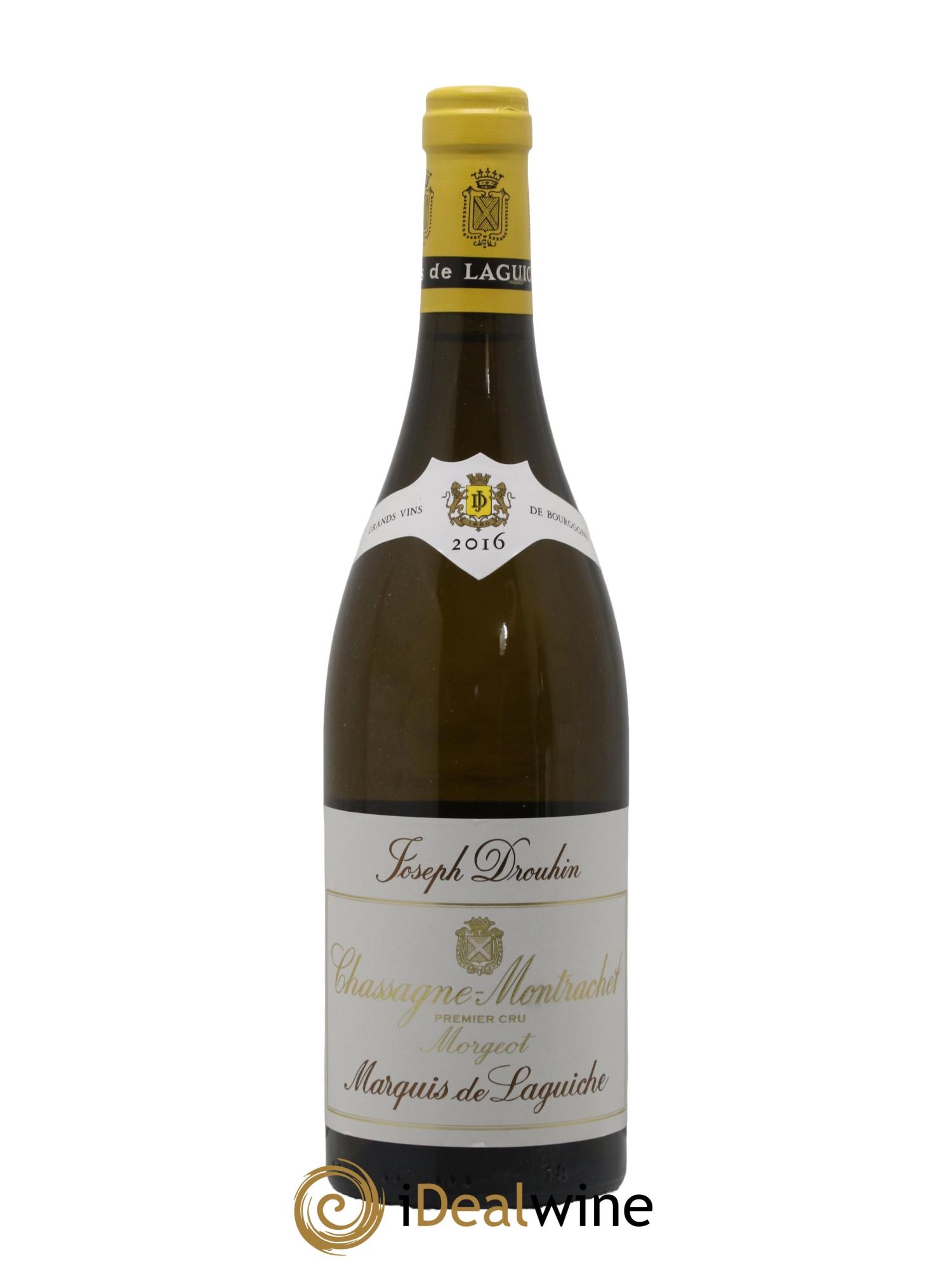 Chassagne-Montrachet 1er Cru Morgeot - Marquis de Laguiche Joseph Drouhin 2016 - Posten von 1 Flasche - 0