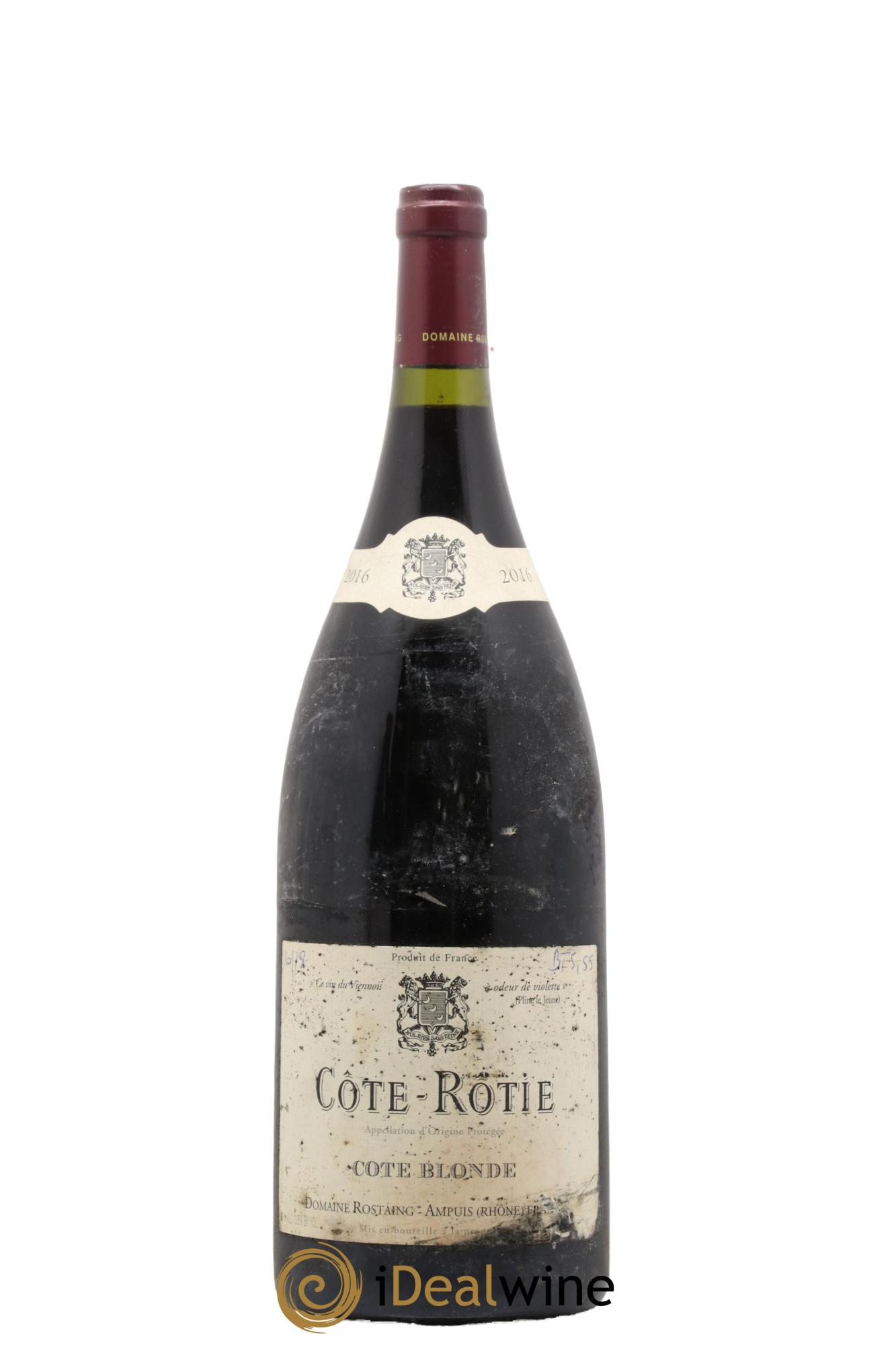 Côte-Rôtie Côte Blonde René Rostaing 2016 - Posten von 1 Magnum - 0