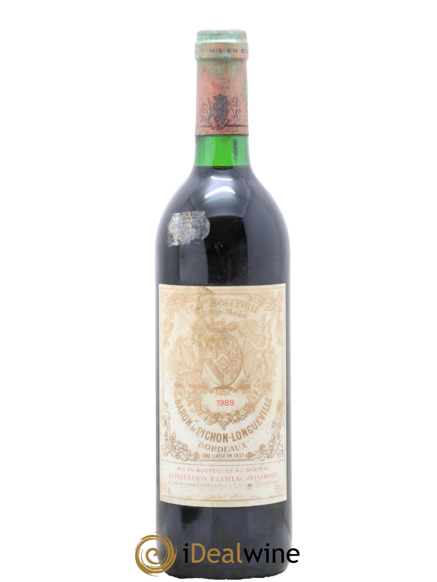 Pichon Longueville Baron 2ème Grand Cru Classé  1989 - Posten von 1 Flasche - 0