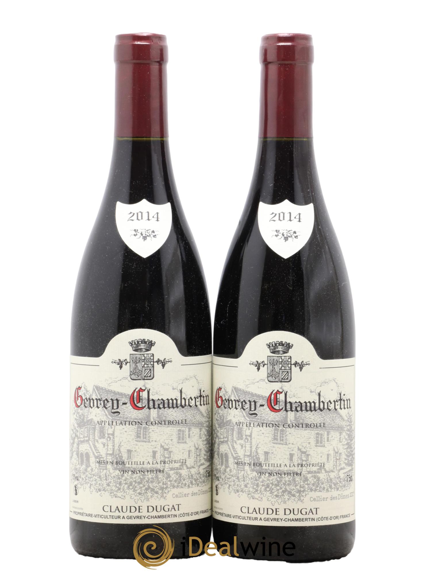 Gevrey-Chambertin Claude Dugat 2014 - Lot of 2 bottles - 0